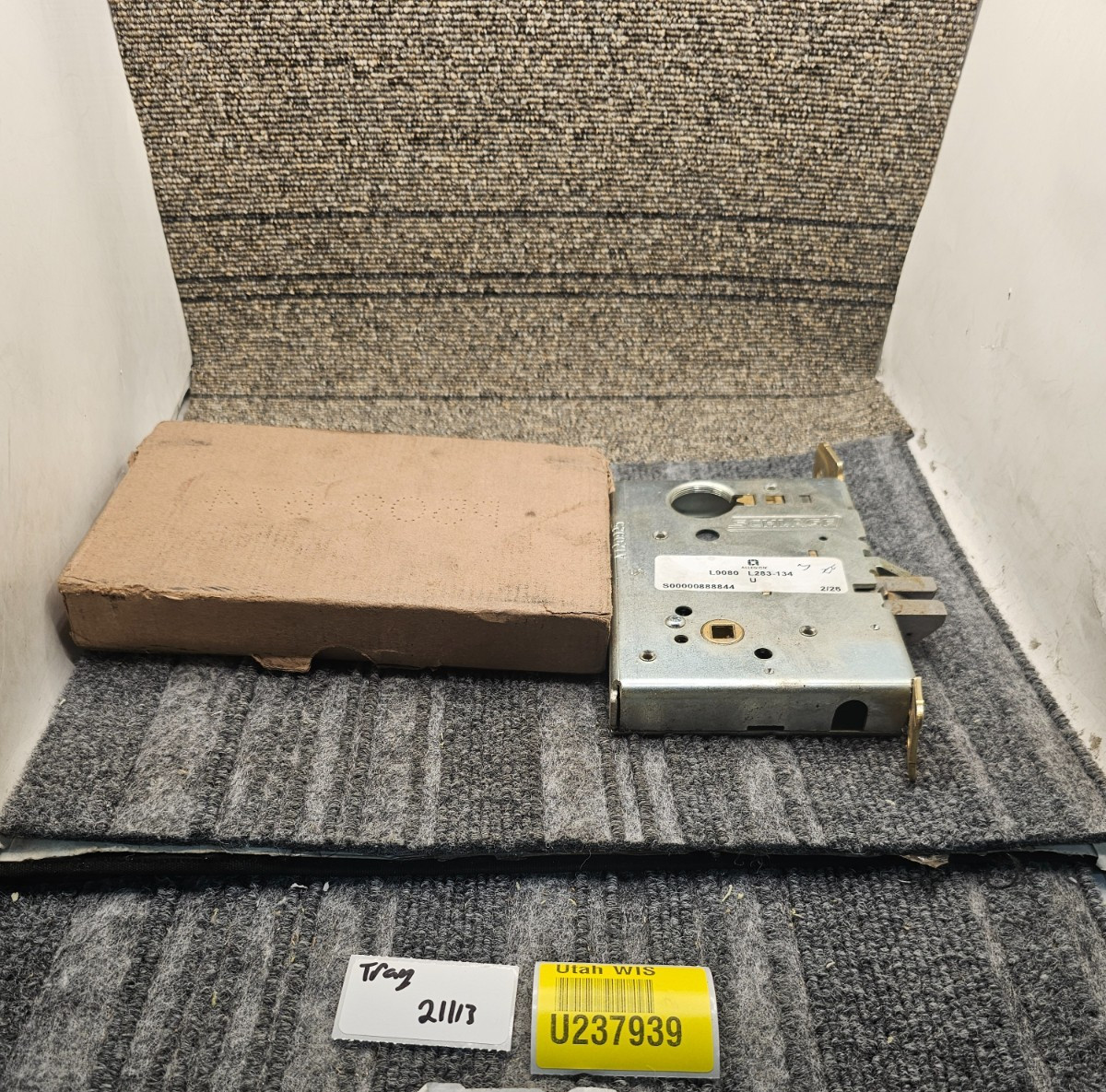 Schlage L283-134 Mortise Lock Body Case Only For Storeroom L9080 2-3/4″ Backset