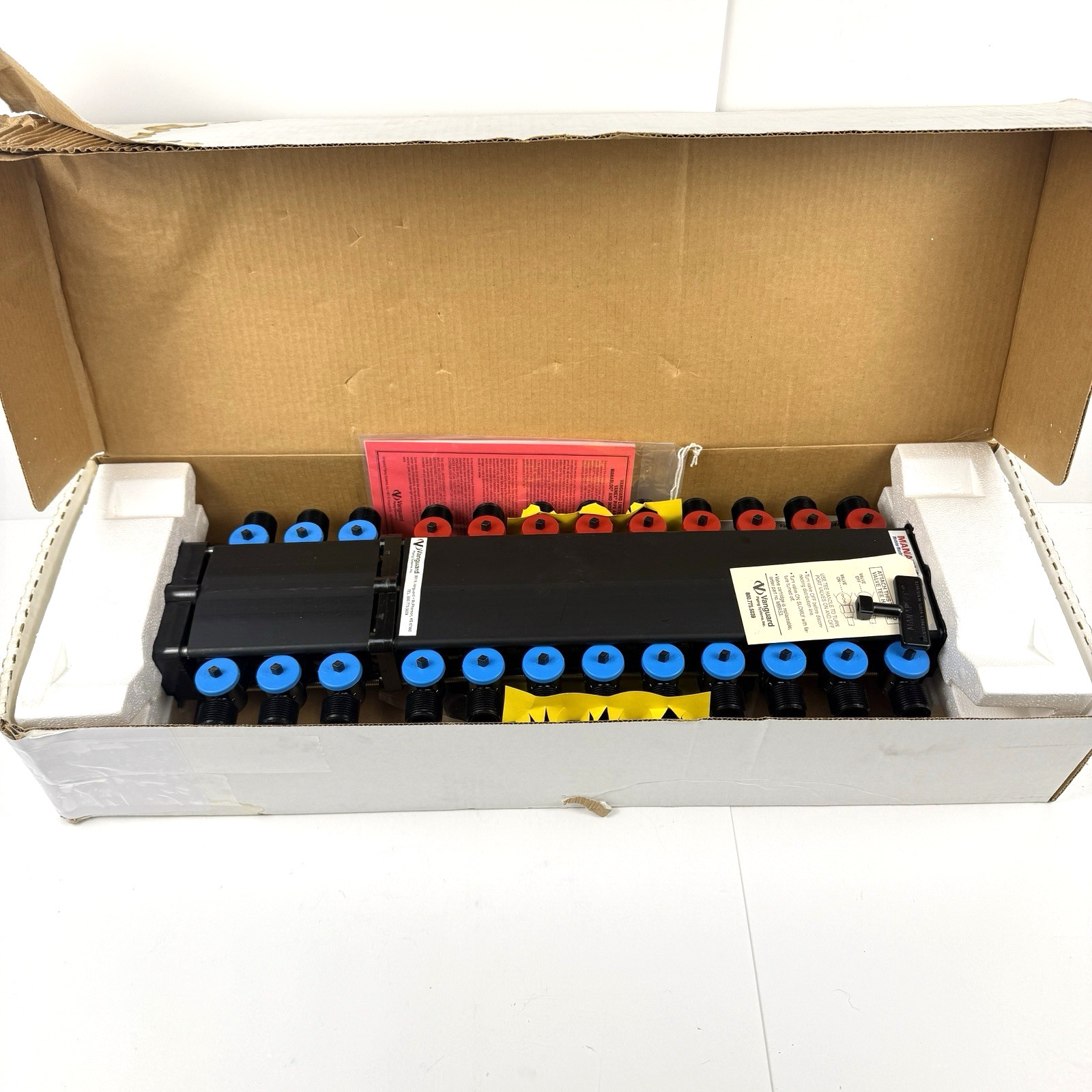 Vanguard Manabloc 1/2″, 24 Port PEX Press (9 hot, 15 cold) mxbd24-3 Plumbing