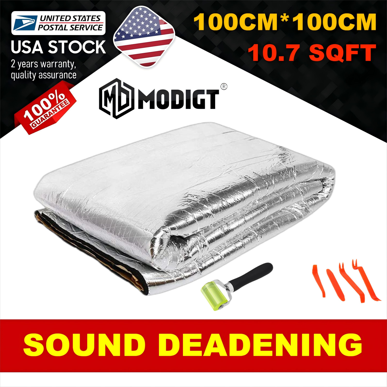 39”x39” Building construction Sound Deadening Heat Barrier Noise Deadener