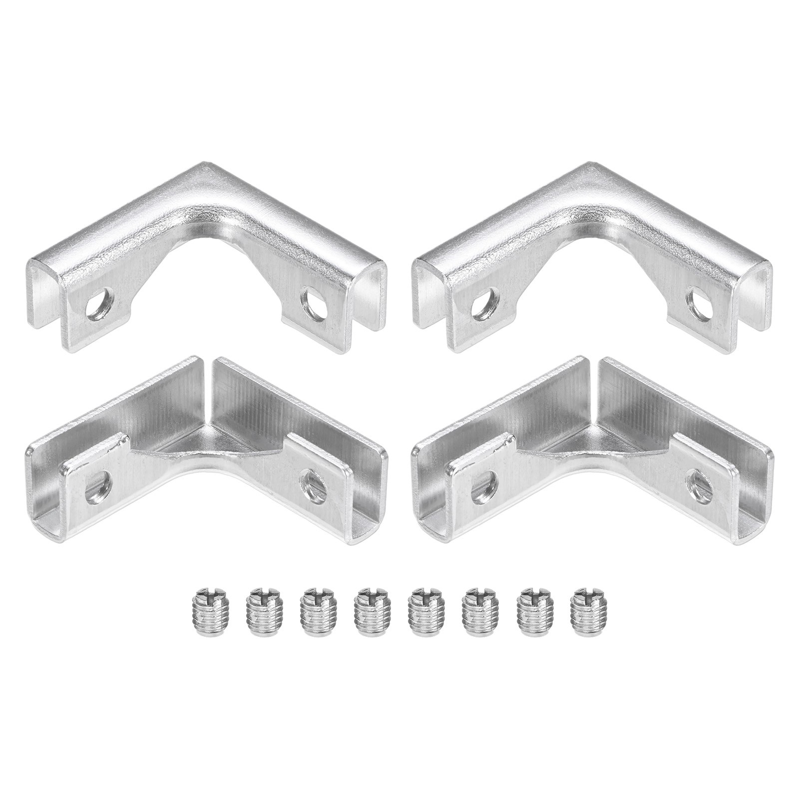 4 PCS 3-7mm Glass Fixing Clip L-Shaped Glass Combination Fixing Bracket