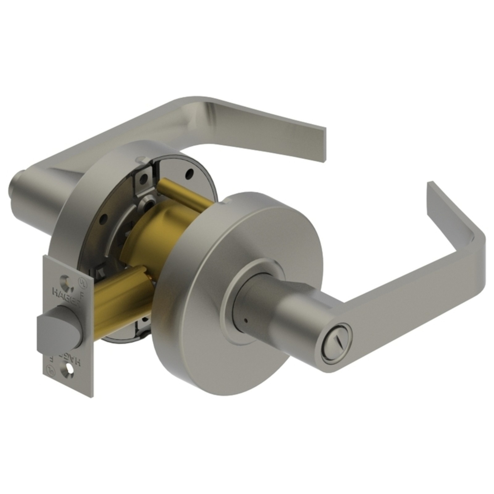 Hager – 2540 WTN US26D – Grade 2 Privacy Cylindrical Lock, Withnell Lever, Not