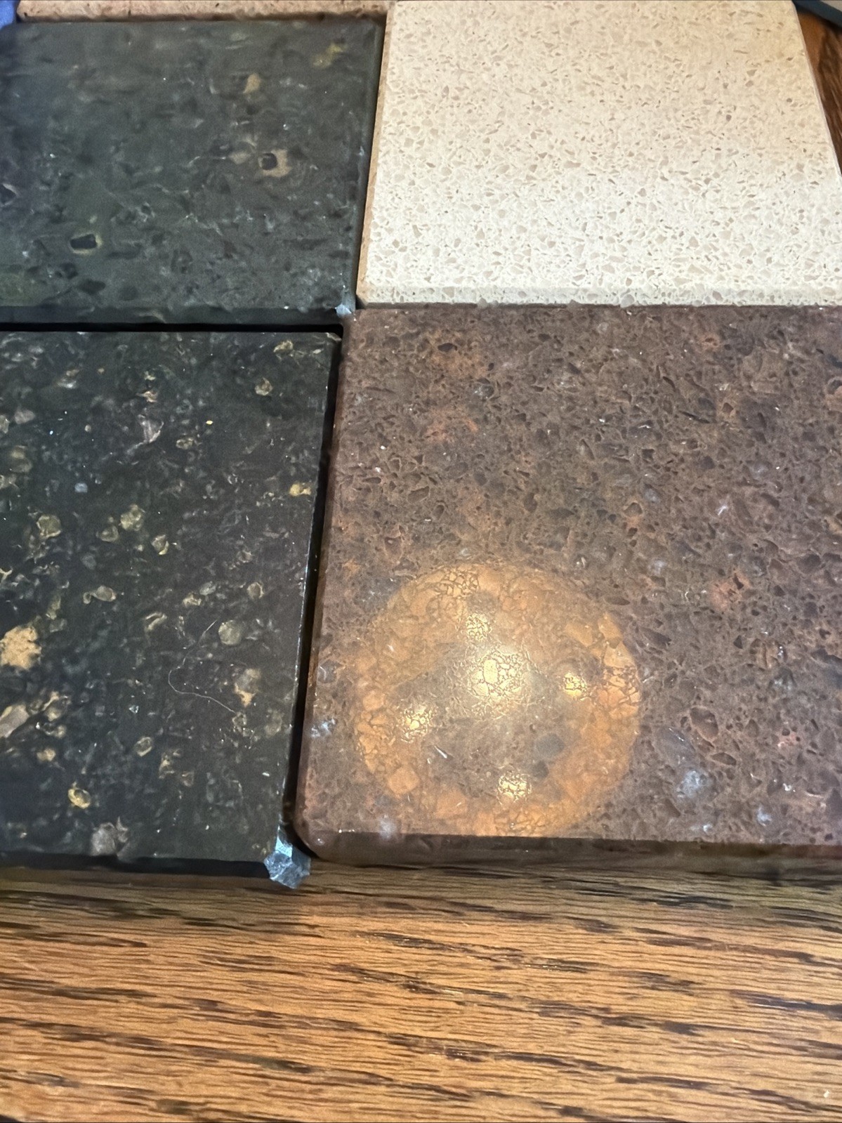 Granite Countertop Samples 4×4. Various Colors