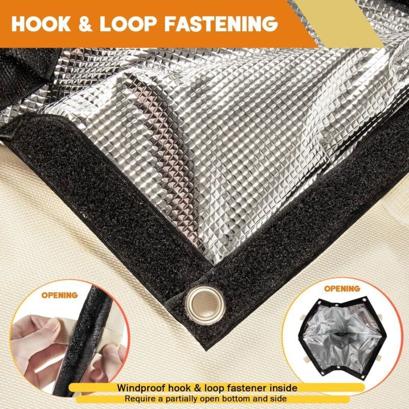 Backflow Preventer Pipe Insulated Cover for Outdoor Winter Freeze Protection
