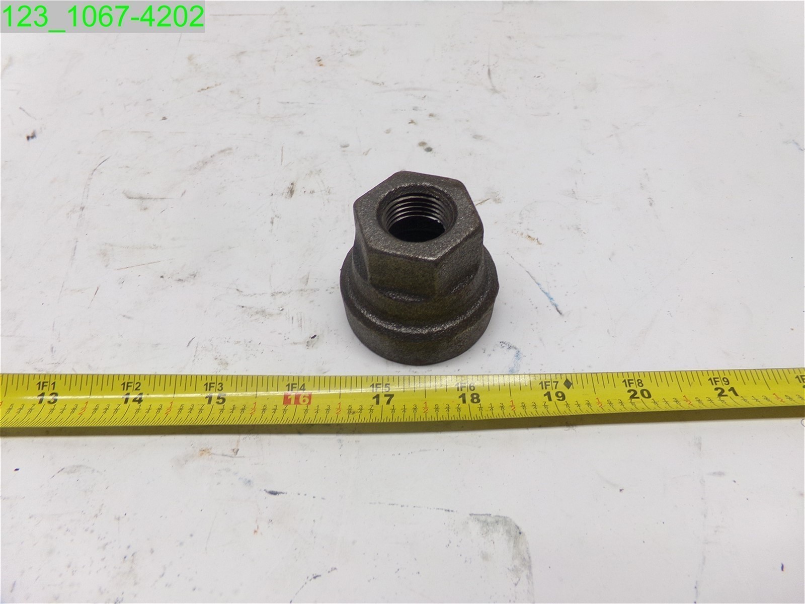 QTY=46: Anvil 1″ x 1/2″ Concentric Reducer Black Steel FNPT x FNPT