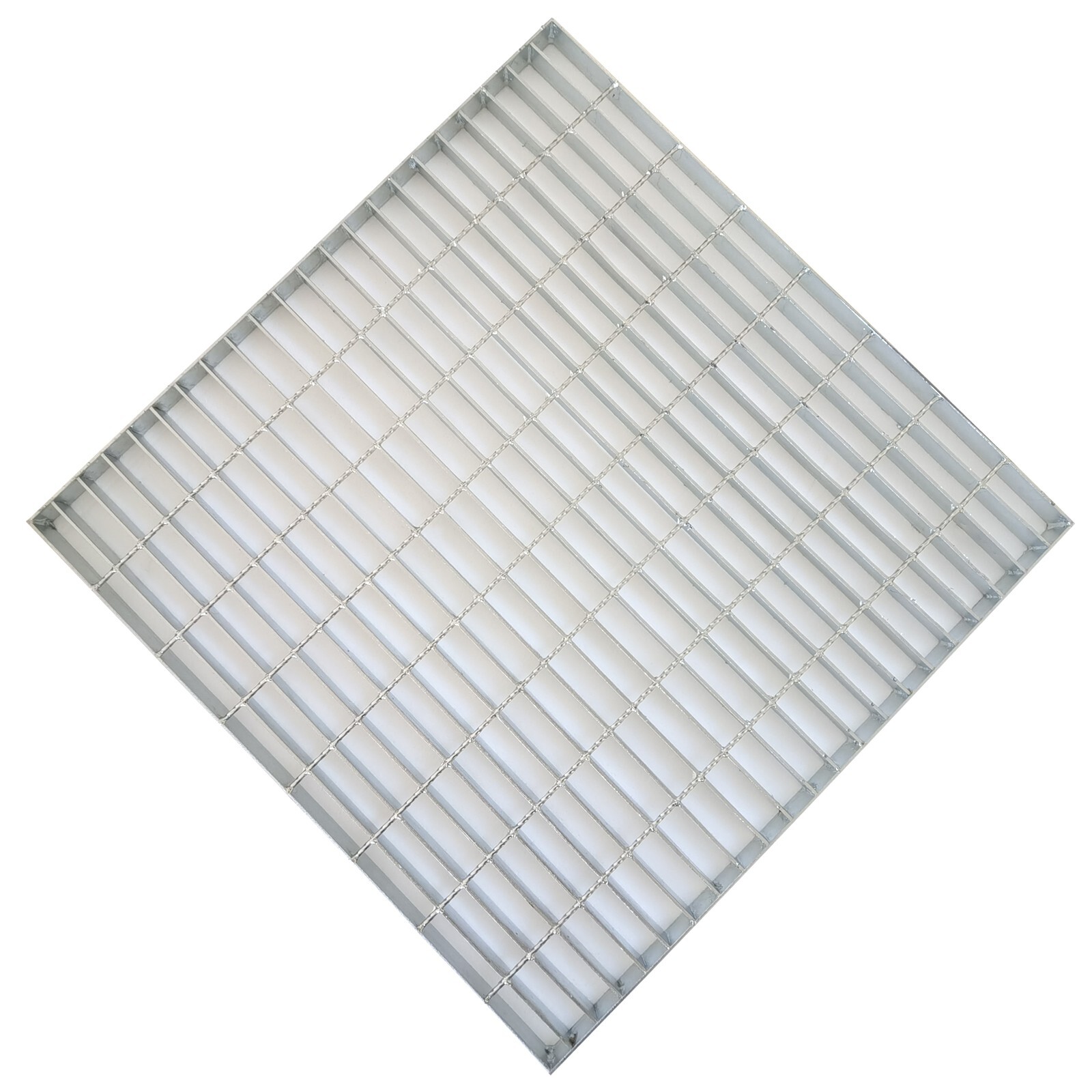 2.6ft*2.6ft Silver Gray Carbon Steel Grille Plate Thickness 1.5″ 1 Piece/Box