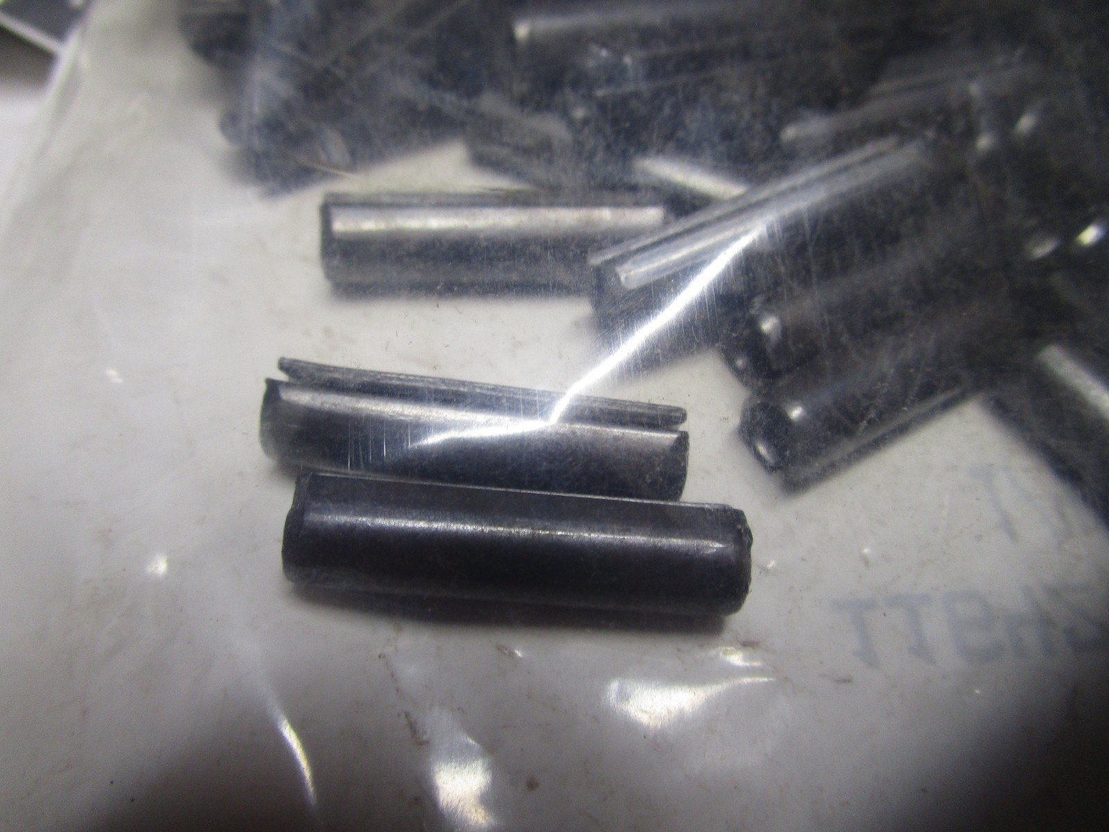 1/4″ x 1″ Plain Finish Steel Slotted Spring Pin QTY 100
