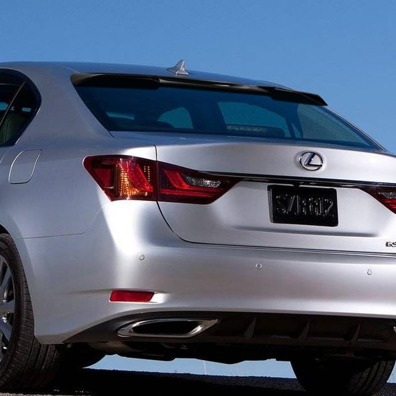 Black ABS Rear Window Spoiler Visor for Lexus GS350/GS450H/GS-F Sedan 2013-2020