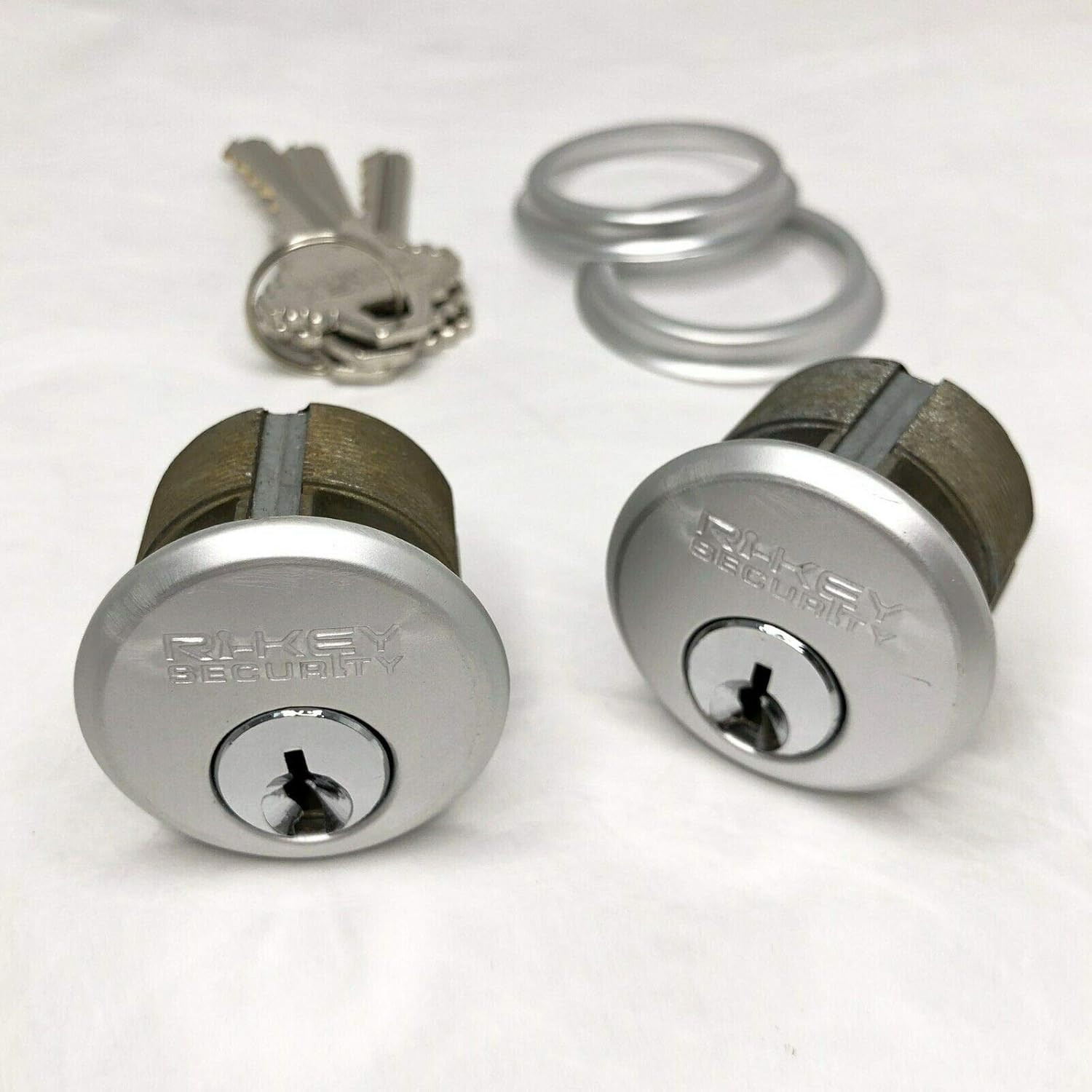 2 Mortise Lock Cylinders 1″ for Commercial Store Front Entry Door Adams Rite