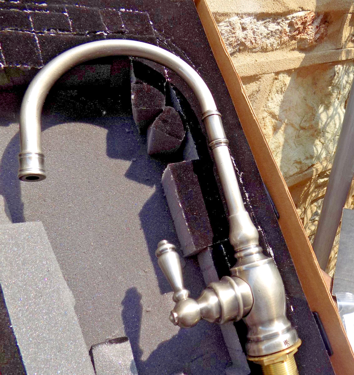 WATERSTONE 1202C-DAP Pembroke Filtration Faucet – Lever Hndle Distressed PEWTER
