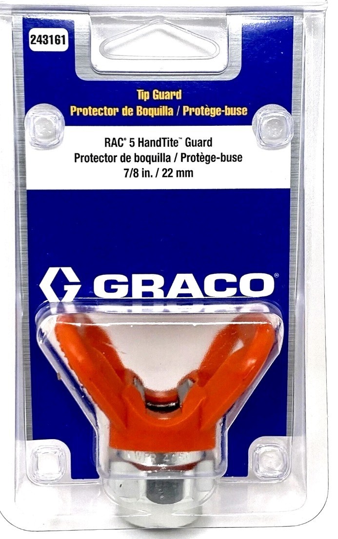 Graco RAC 5 HandTite Orange Tip Guard 243161 – 7/8″ Thread