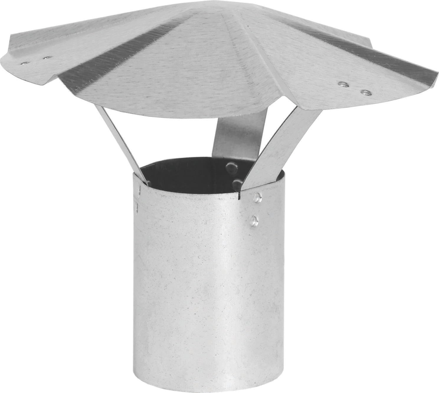 Imperial Manufacturing Group GV0587 4″ Galvanized Rain Cap 1,