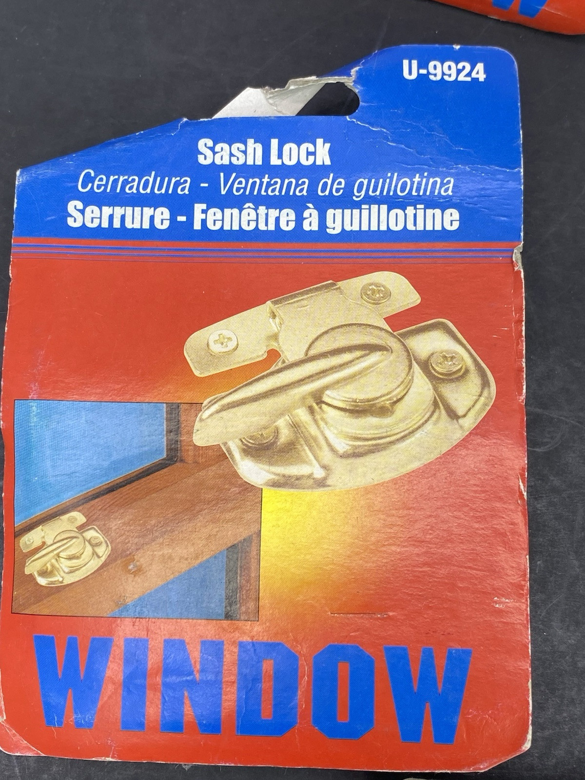 Primeline Tools U 9924 Window Lock Sash Steel Pack Of 5 Gold Brass Color