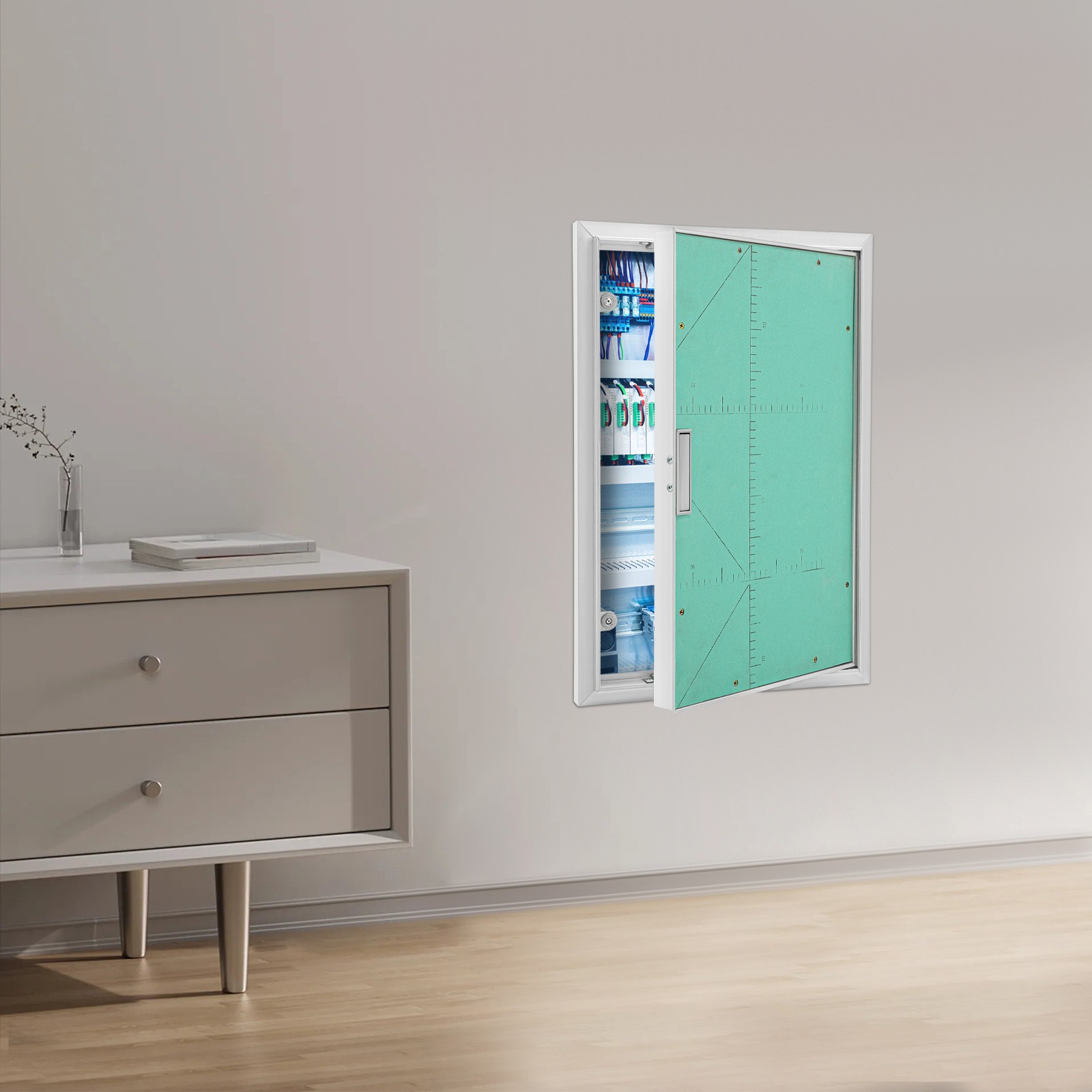 Access Panel Aluminum Alloy Access Door Plumbing Inspection Service 40*60cm