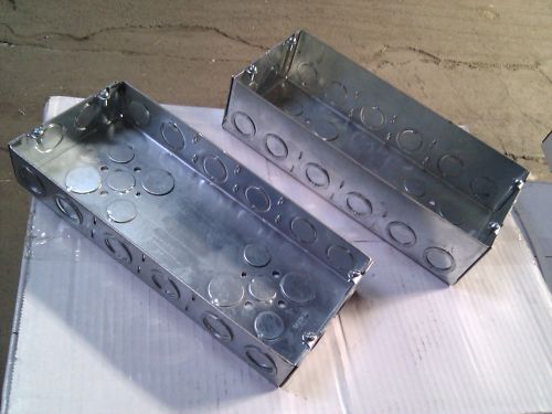 Four 4 Gang Multi Device Rough house Box 2-1/2″ Deep KO 1/2″ 3/4″