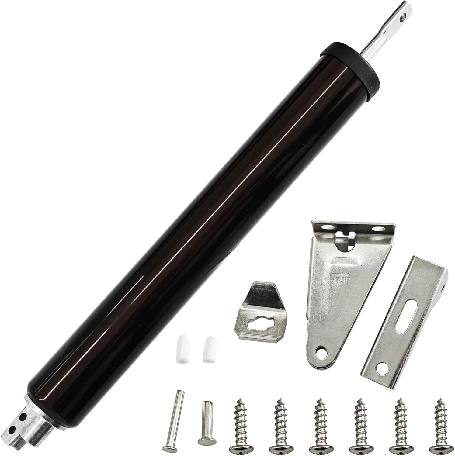 Adjustable Pneumatic Door Closer Kit, Heavy Duty Storm Door Closer with Hold …