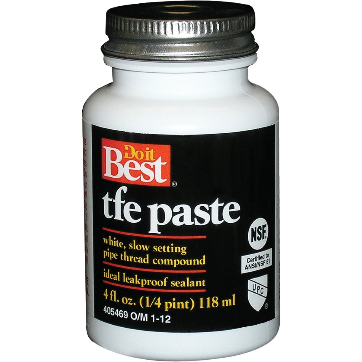 Do it 4 Oz. White TFE Paste 23032 SIM Supply, Inc. 23032 4 oz 009326400150 White