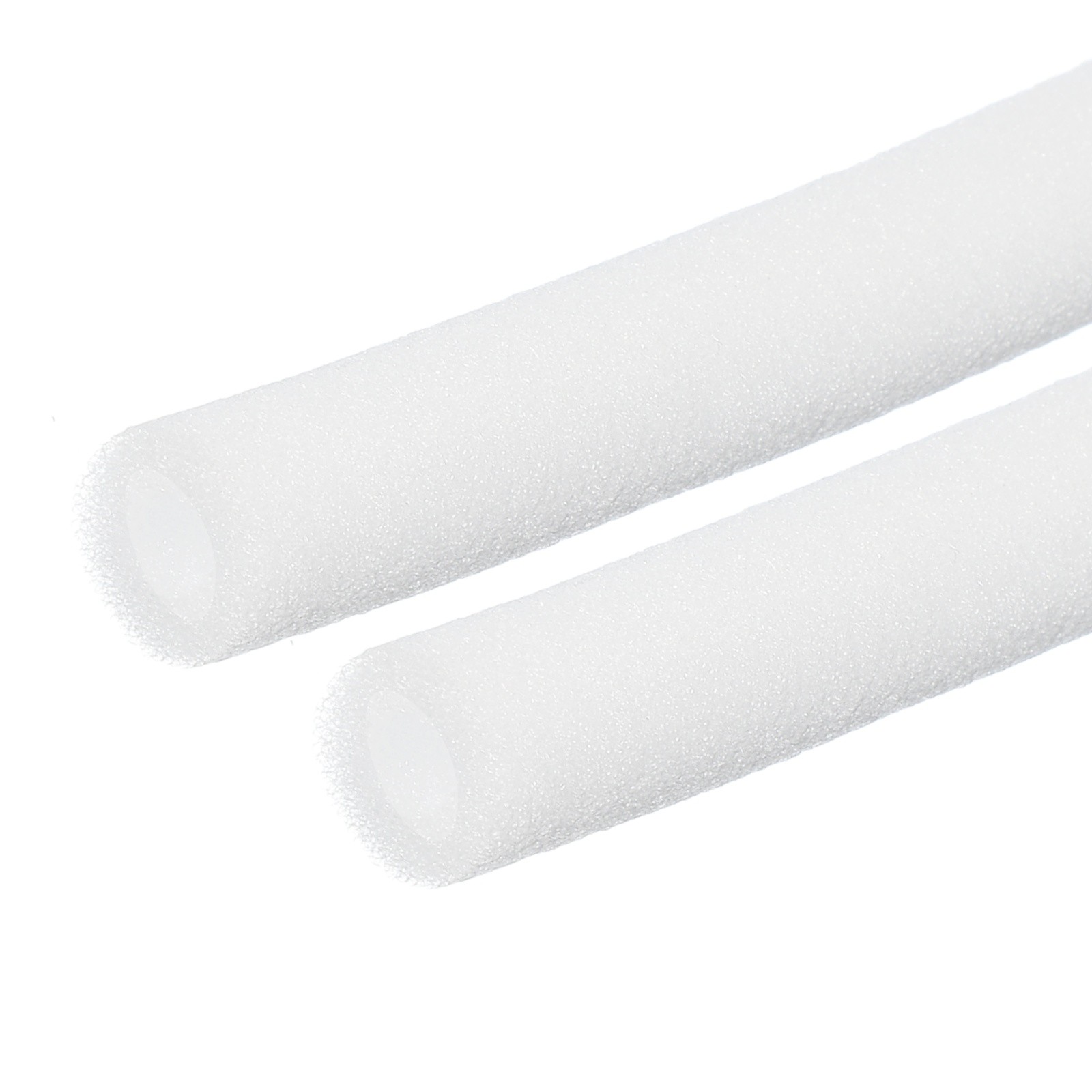 2Pcs Pipe Insulation Foam Tube Foam Tubing Pipe Covers 3/8″x3/4″x6.6Ft White