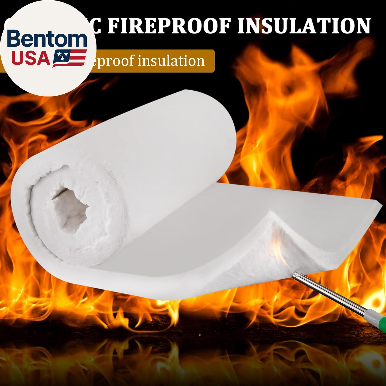 2 Pcs Ceramic Fiber Insulation Blanket 60 X 24 X 1 Inch High Density Heat 2600F