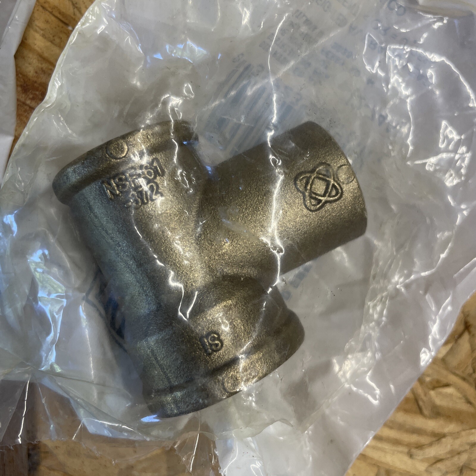 (3 Pack) Everbilt C7103-LF 3/4 in. x 1/2 in. x 3/4 in. Forged Bronze FXFXC Tee