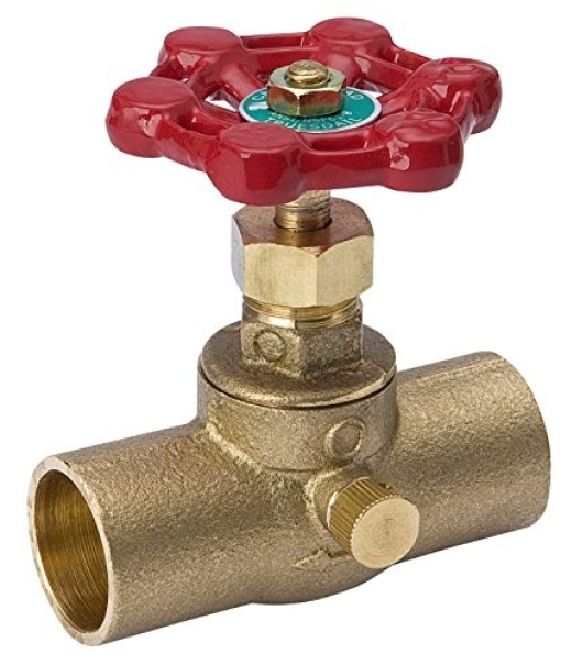 B And K Industries 105-604NL 3/4″ C X C Stop & Waste Valve