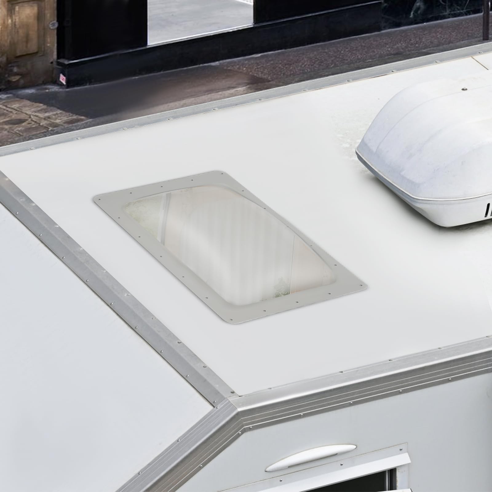 RV Camper Skylight Replacement 14×22 Smoked PC Dome UV Resistant Direct Install