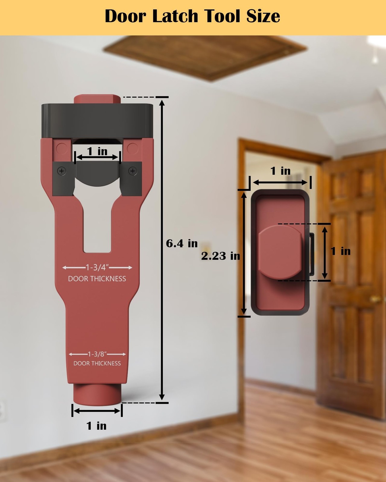 Door Latch Mortise Tool, Door Latch Installation Kit Help Remove Material to …