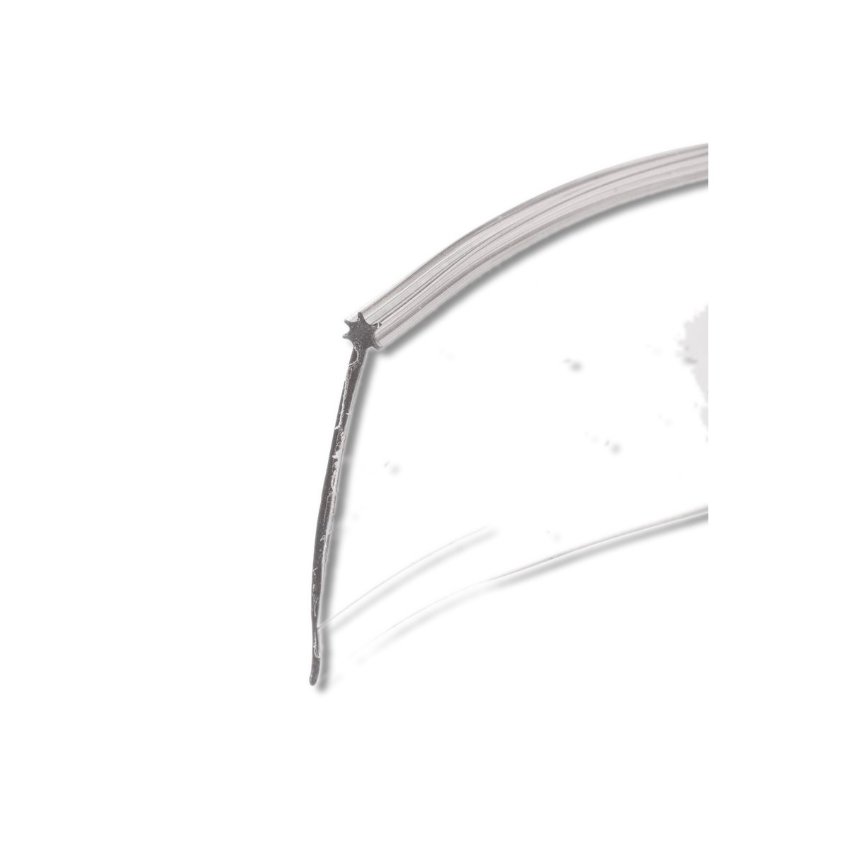 Prime-Line 5.3 in X 1-5/16 in Clear Framed Shower Door Bottom Seal M 6227