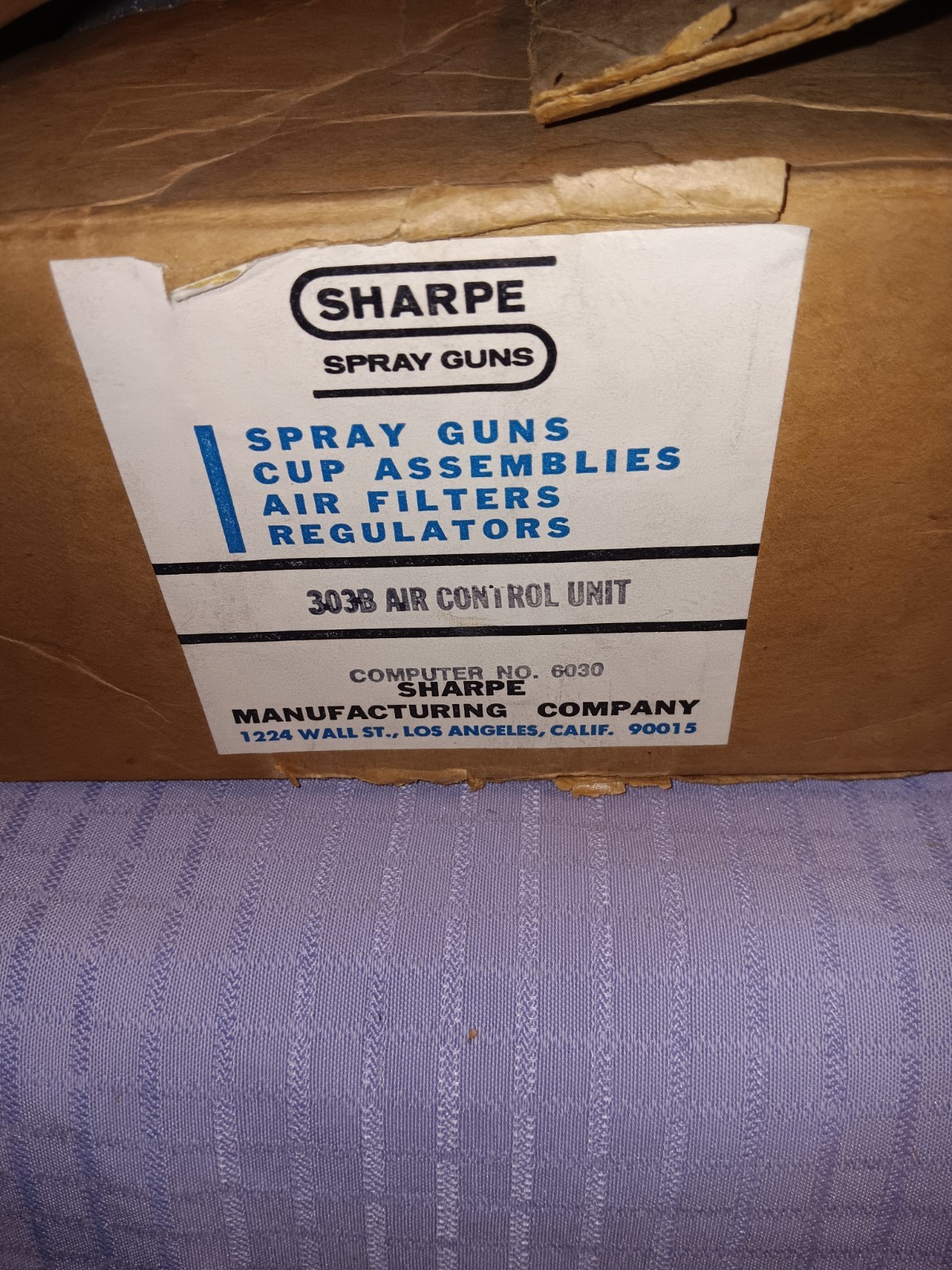 Sharpe Model 303B Pressure Reg. & Water Trap – For: Paint Sprayers, Air Tools