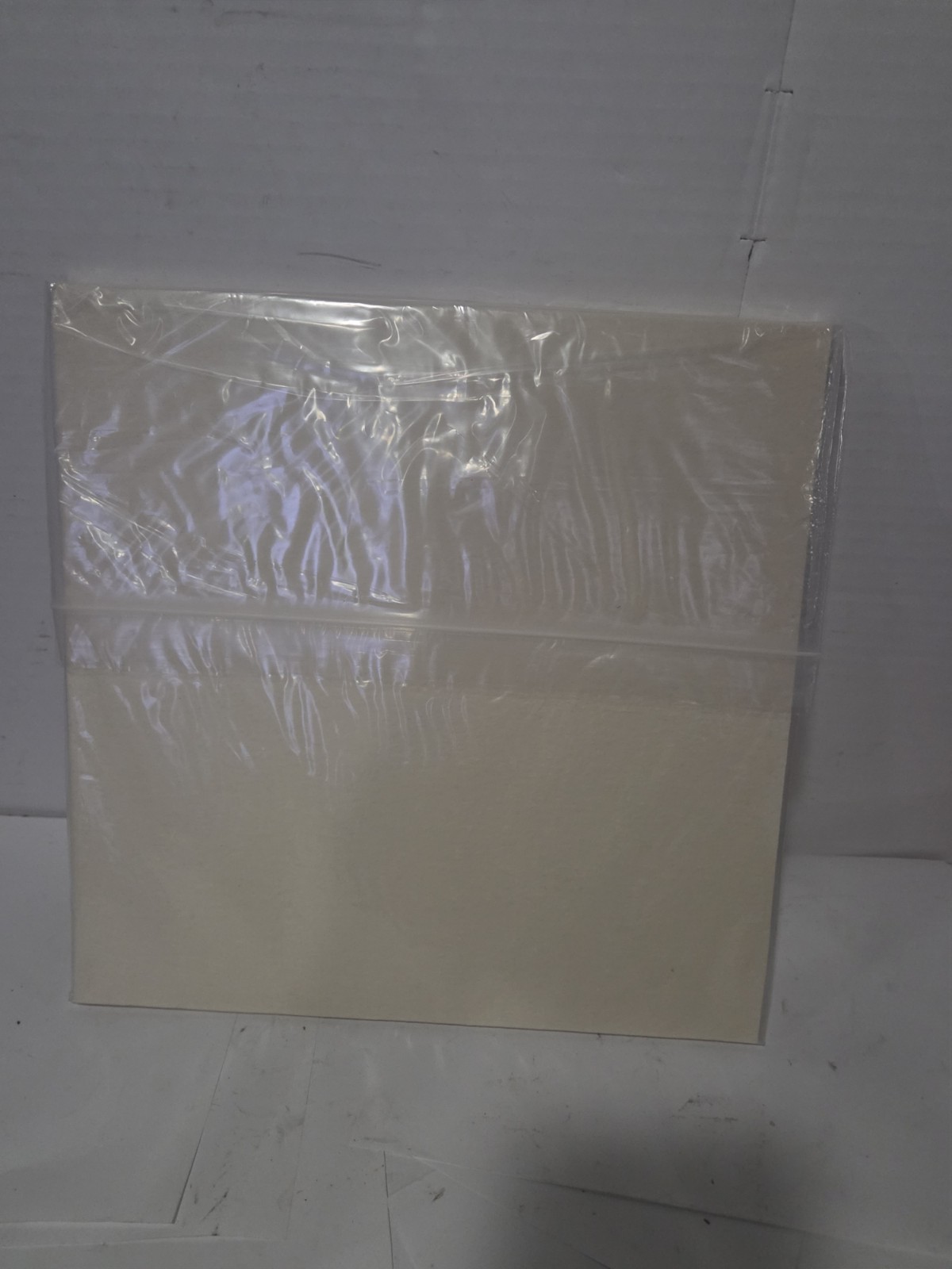 1/2″ Thickness 12″ x 12″ Off-White Strong Wool Fiber Felt S2-32 Sheet Plain Back