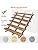 Steel Stair Riser 6 Step 3 Pack, Metal Stair Stringers for Deck Height 49.6 inch
