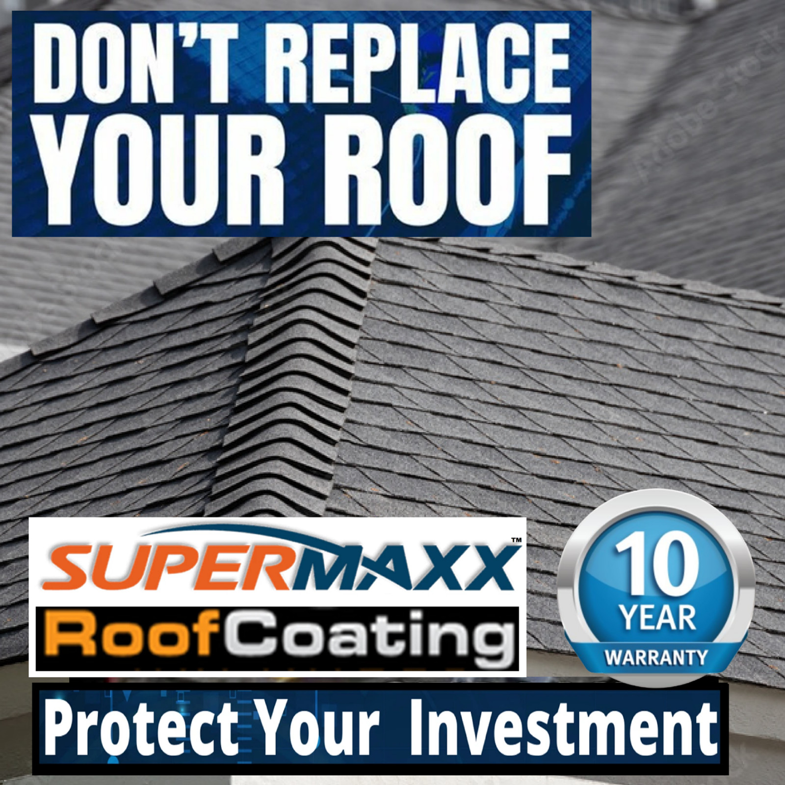 ROOF COATING ASPHALT SHINGLES NANO ROOF COATING STAIN UV FADE MOLD RESISTANCE