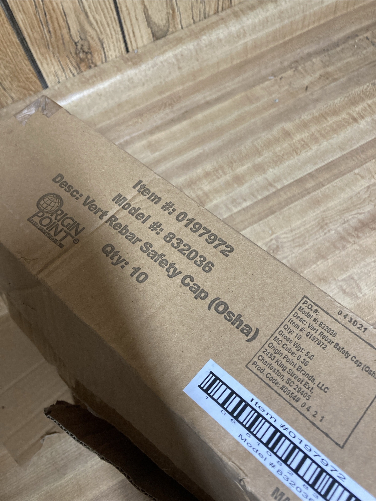 10 Pack Origin Point Vert Rebar Safety Caps (OSHA) 0197972 Model 832036 New