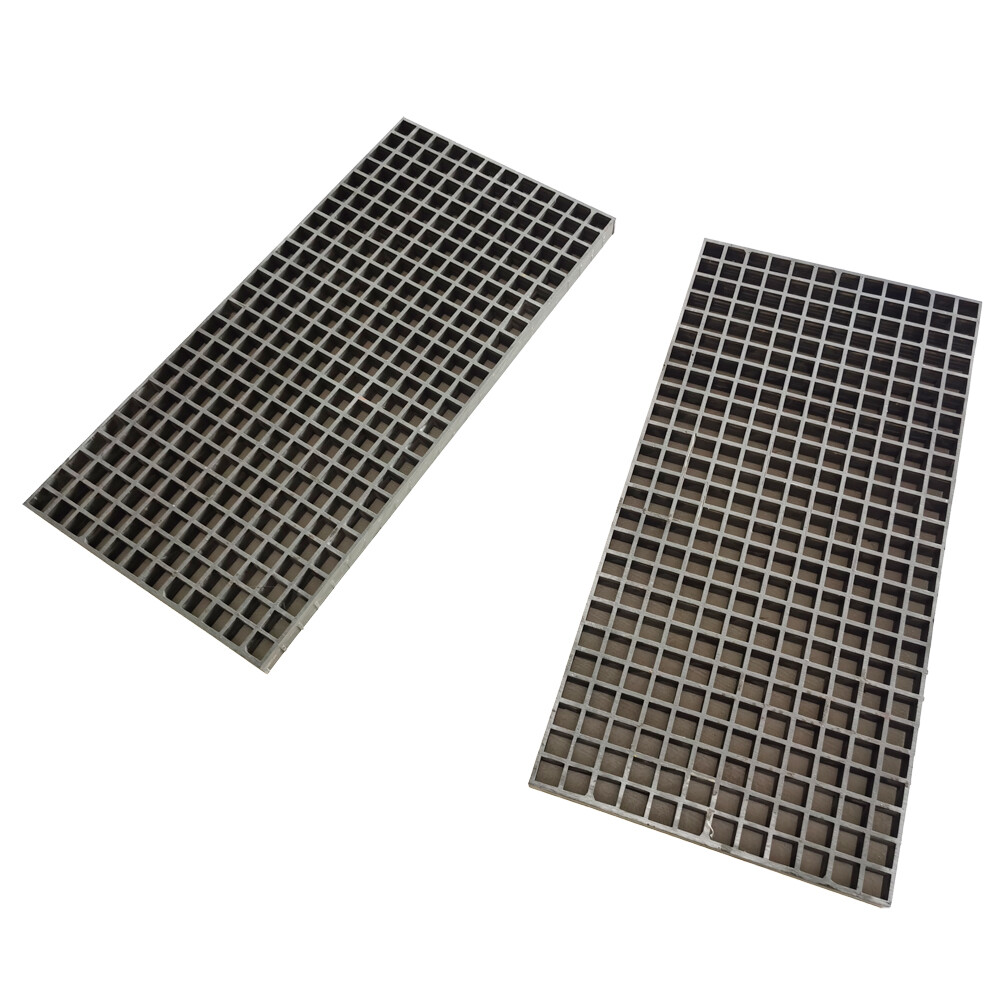 3.3ft*1.6ft Rectangular Fiberglass Grille 1.5″ Thick Grey FRP Grating 1 Pcs/Case