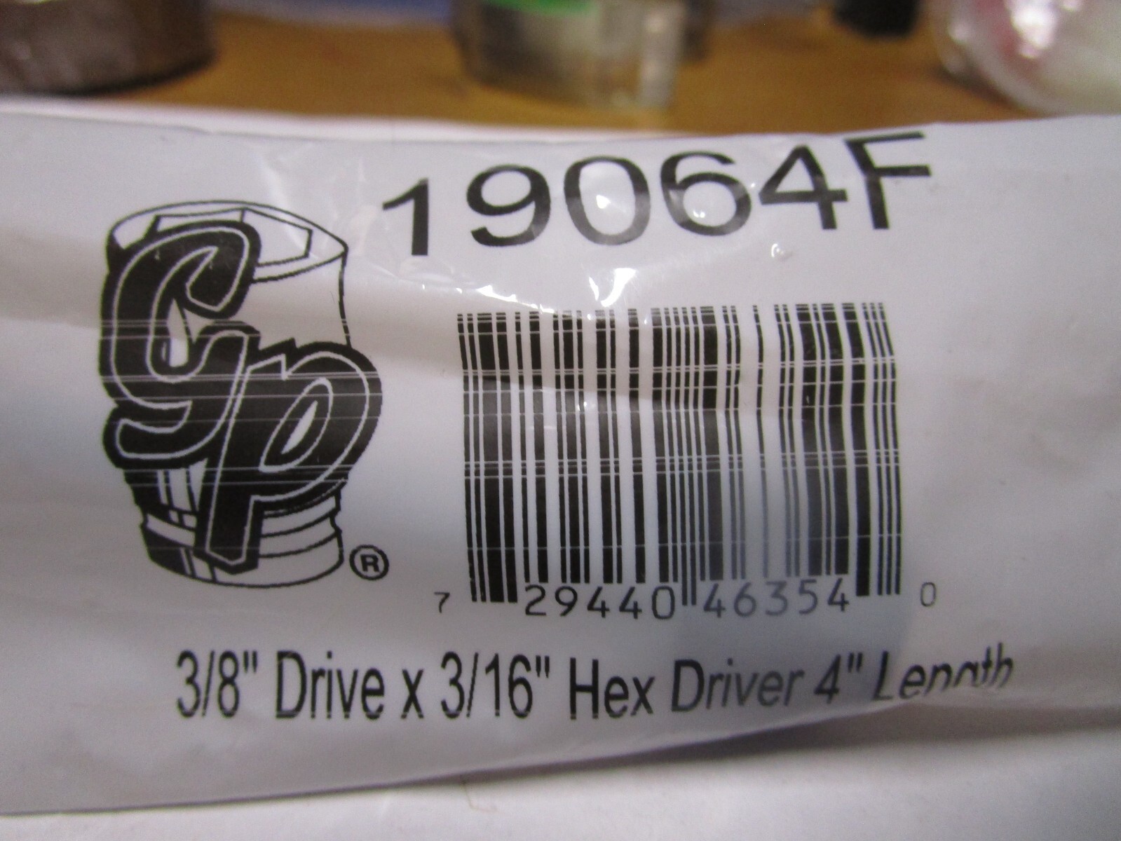 GREY PNEUMATIC SKT 3/8″ DRIVE X 3/16″ HEX DRIVER 4″ LEN