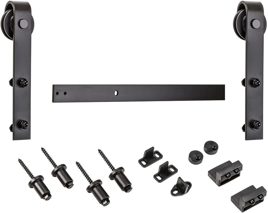 National sliding 3′ Barn door hardware kit N186-960 Oil rubbed bronze *NO DOOR*