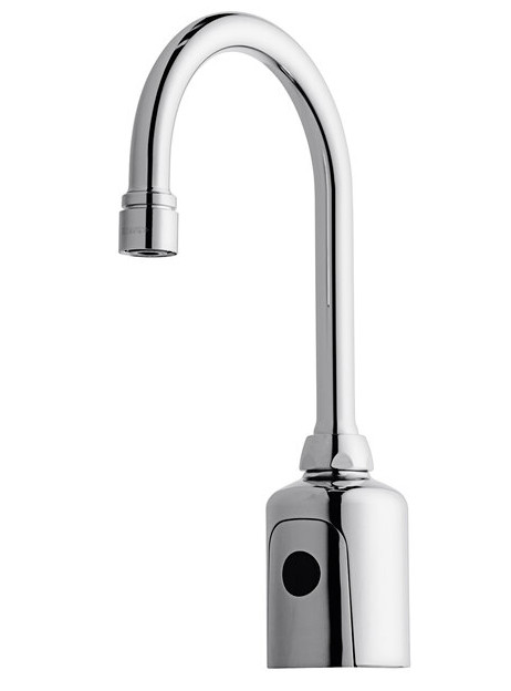 Chicago Faucets 116.103.AB.1T HyTronic Gooseneck Deck Touchless Sink Faucet