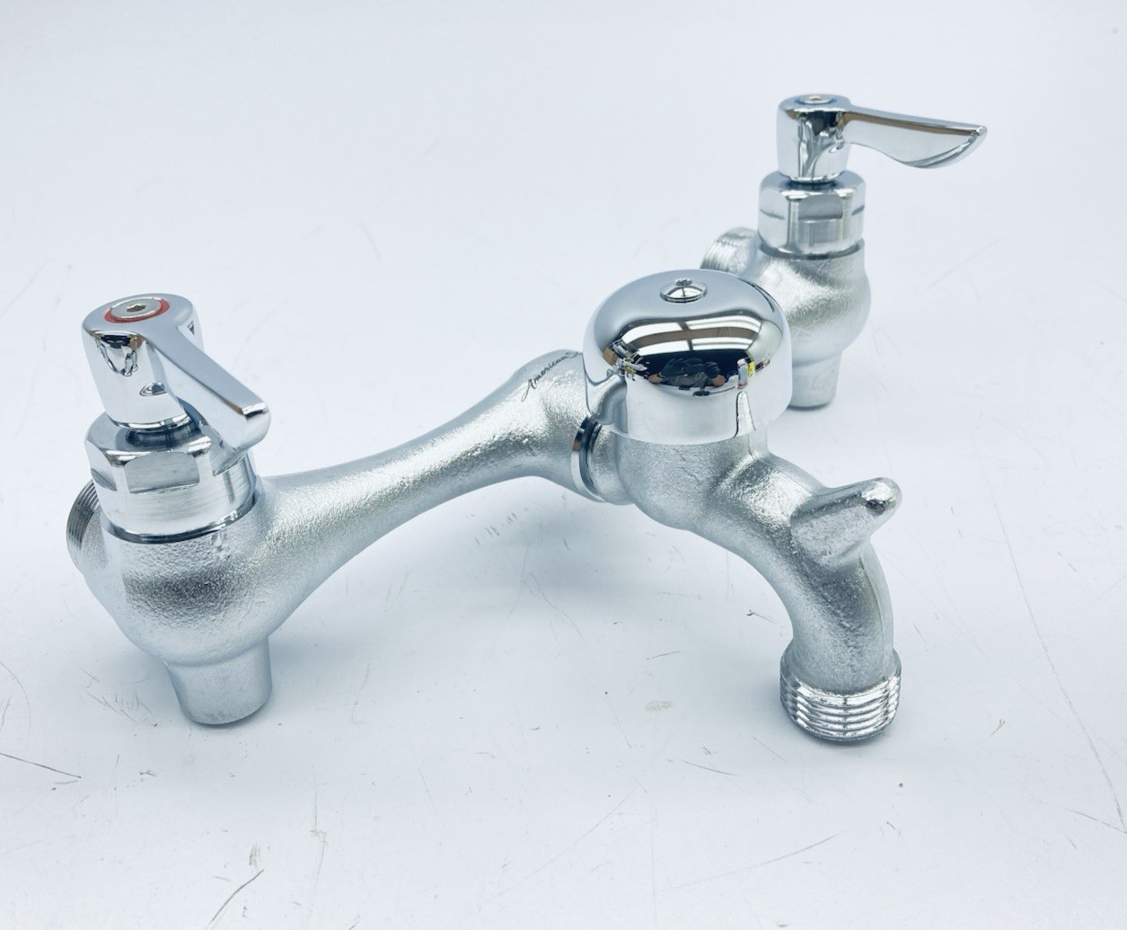 AMERICAN STANDARD 8350243.004 Heritage Wall Faucet Chrome w/ Lever Handles