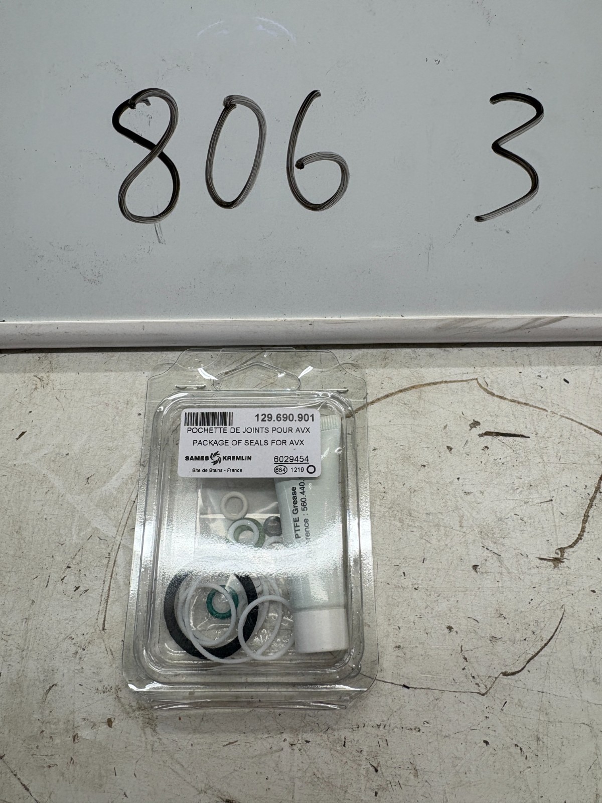 SAMES KREMLIN SEAL KIT 129.690.901 AVX AUTOMATIC SPRAY GUN SEALS 129690901