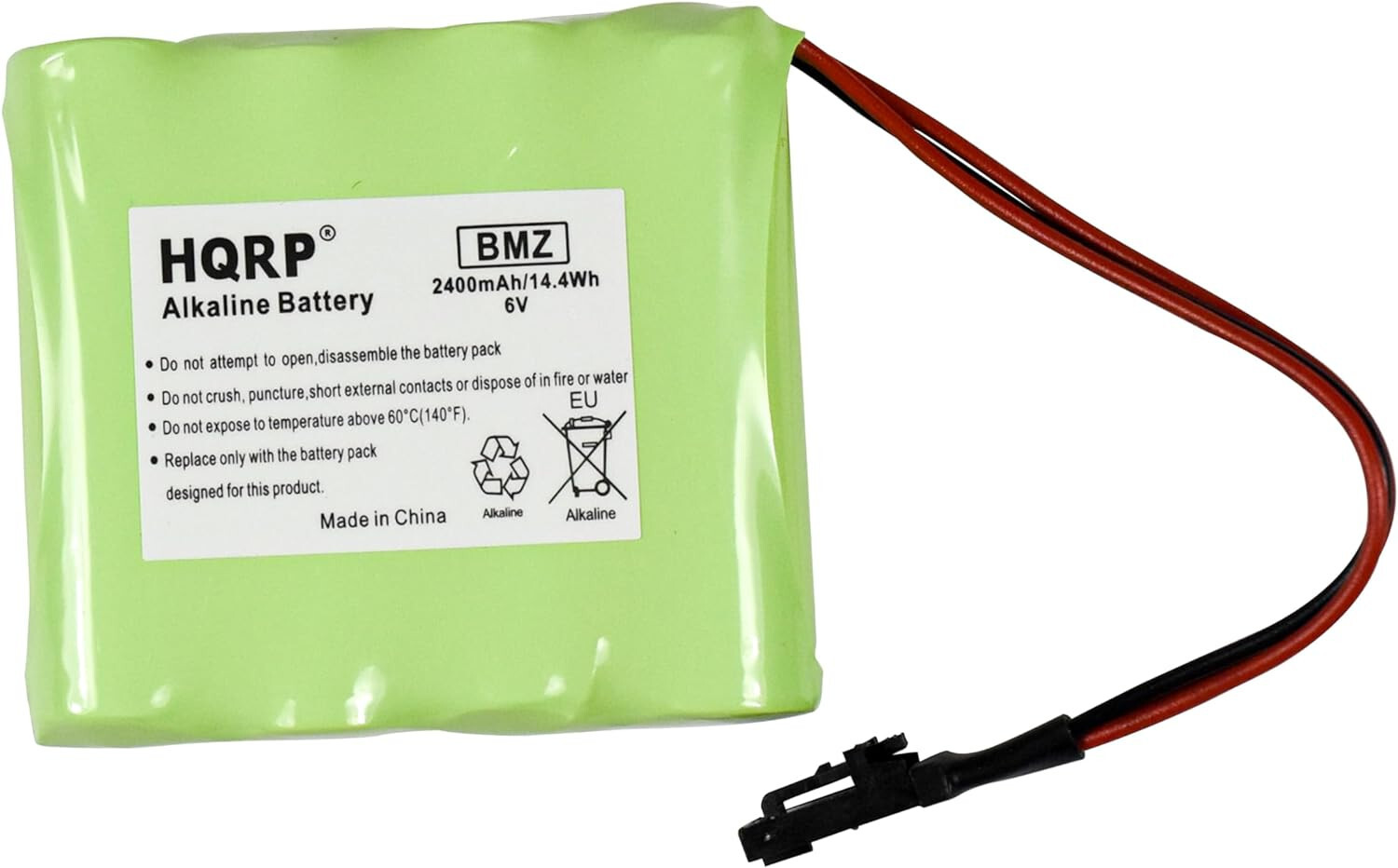 HQRP 6V Battery for Stanley VPDBB 1003 DRY0048 4AA-9403 53DX92 Hotel Door Lock