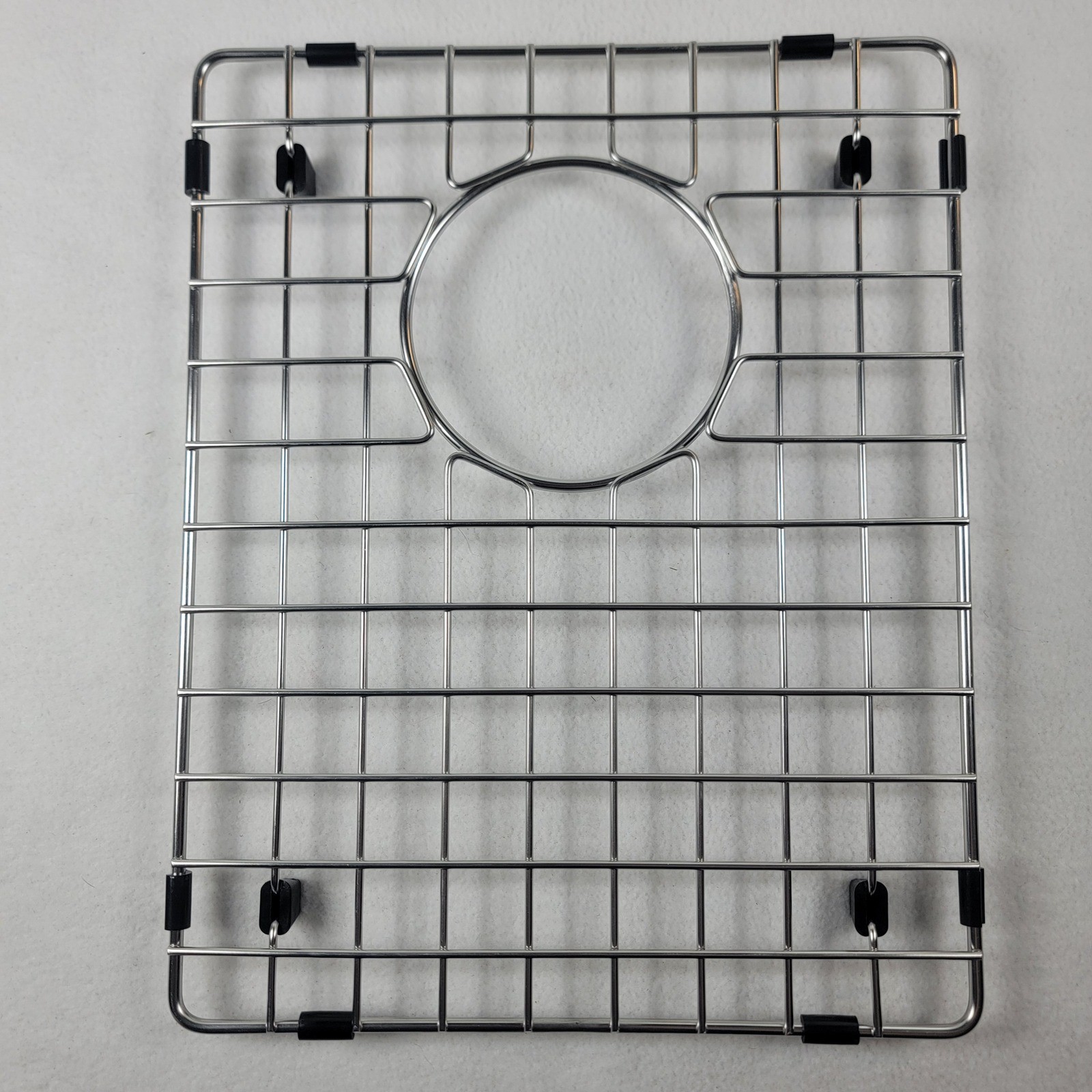 Stainless Steel Kitchen Sink Bottom Grid Protector 14×11 Silver Rack Drain