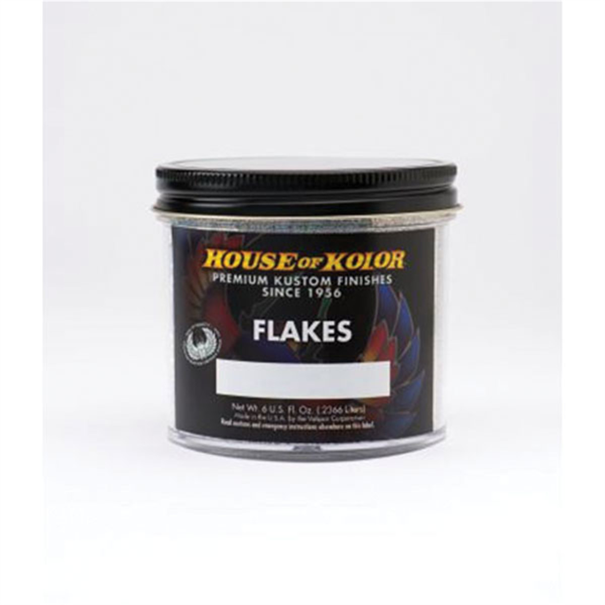 HOK.F20-C01 House Of Kolor F20-C01 F Series Dry Flake, 6 oz Can, Red, 1/128th R