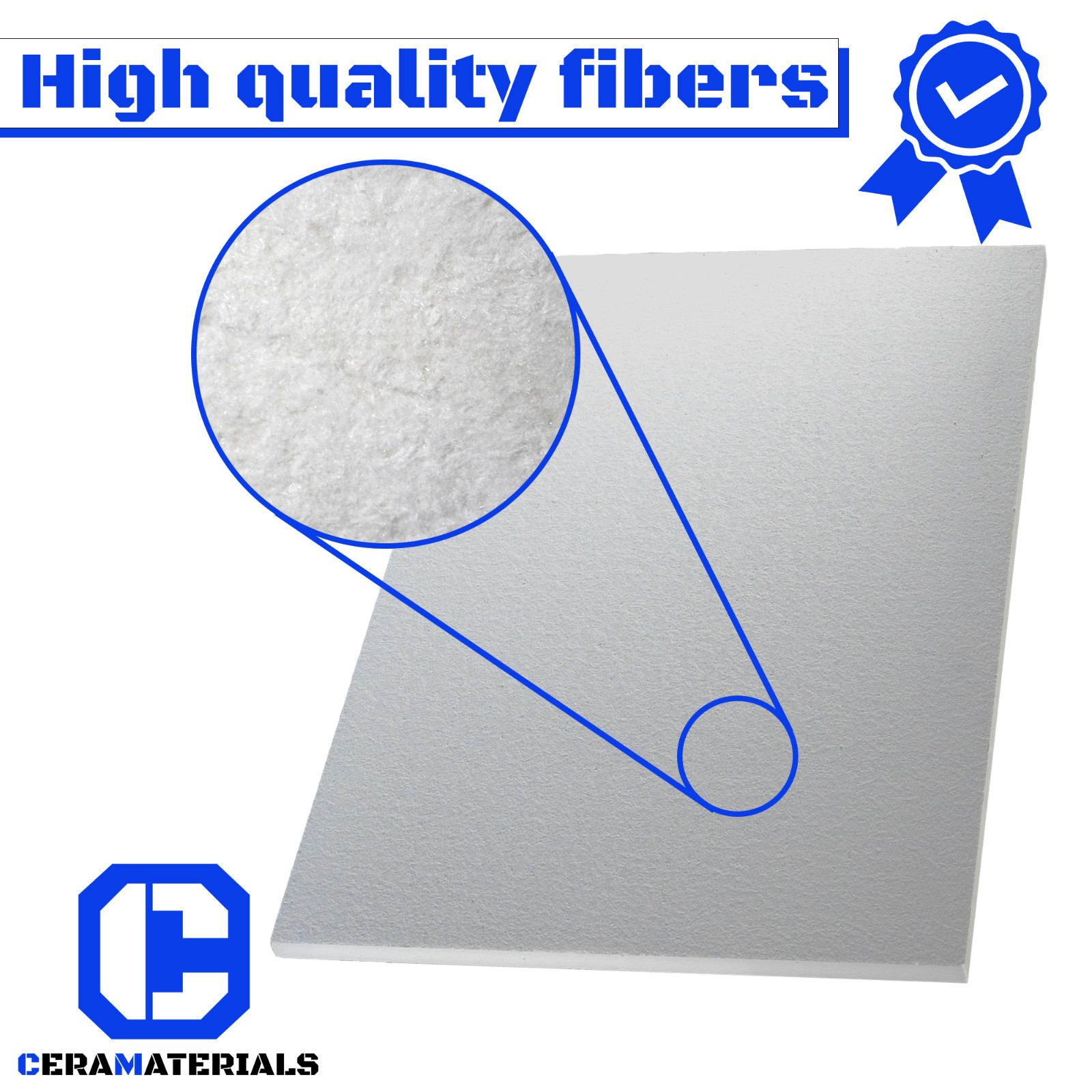 Ceramic Fiber Insulation Board (2300F) (1/2″X24″X36″) Thermal Insulation – QTY 2