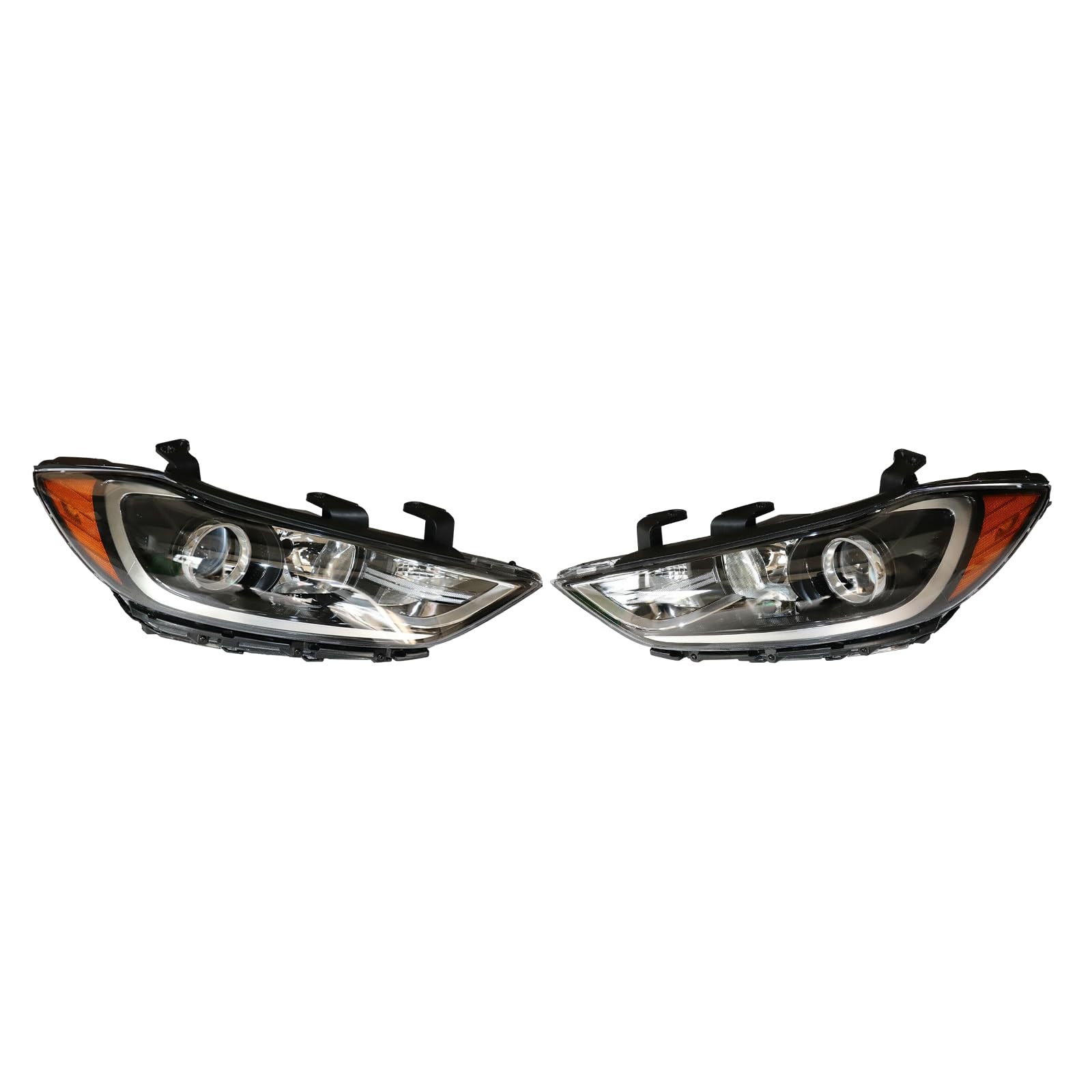 2017-2018 Elantra Sedan Right Halogen Headlight Direct Replacement Excl GT Sport
