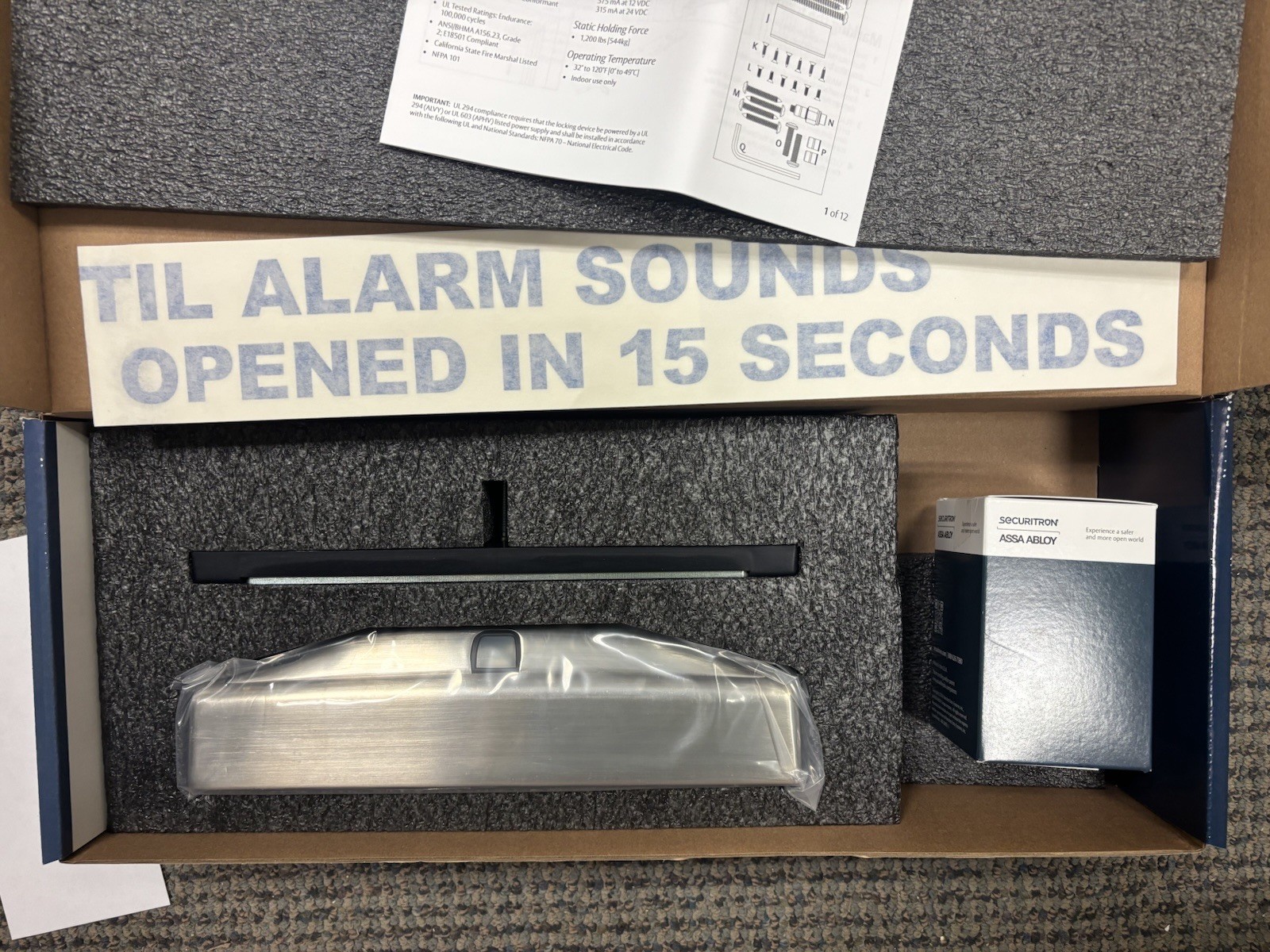 ASSA ABLOY Delayed Egress Magnalock DEM680E