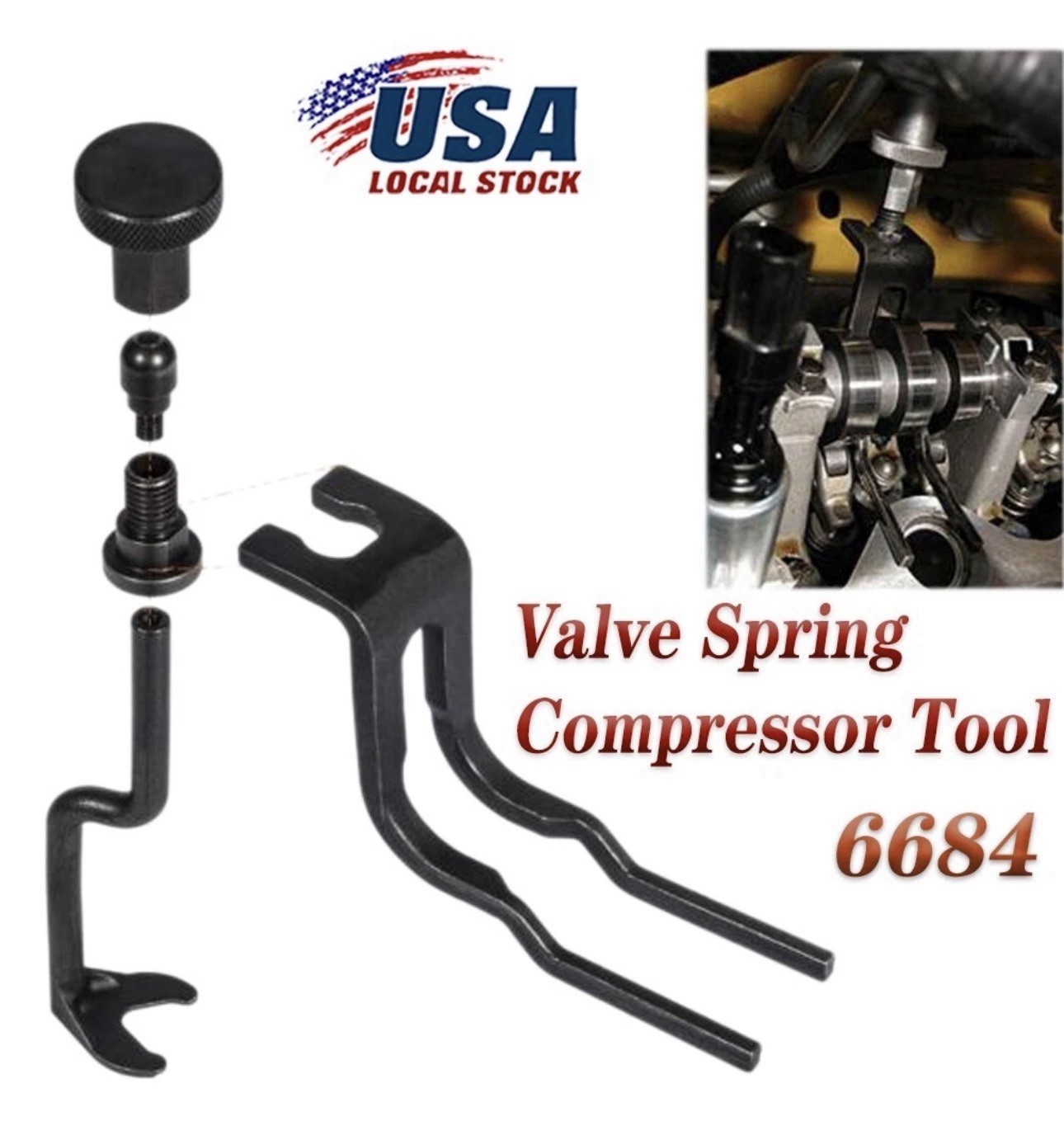 OTC 6684 Valve Spring Compressor FORD 3v VALVE New Sealed Box