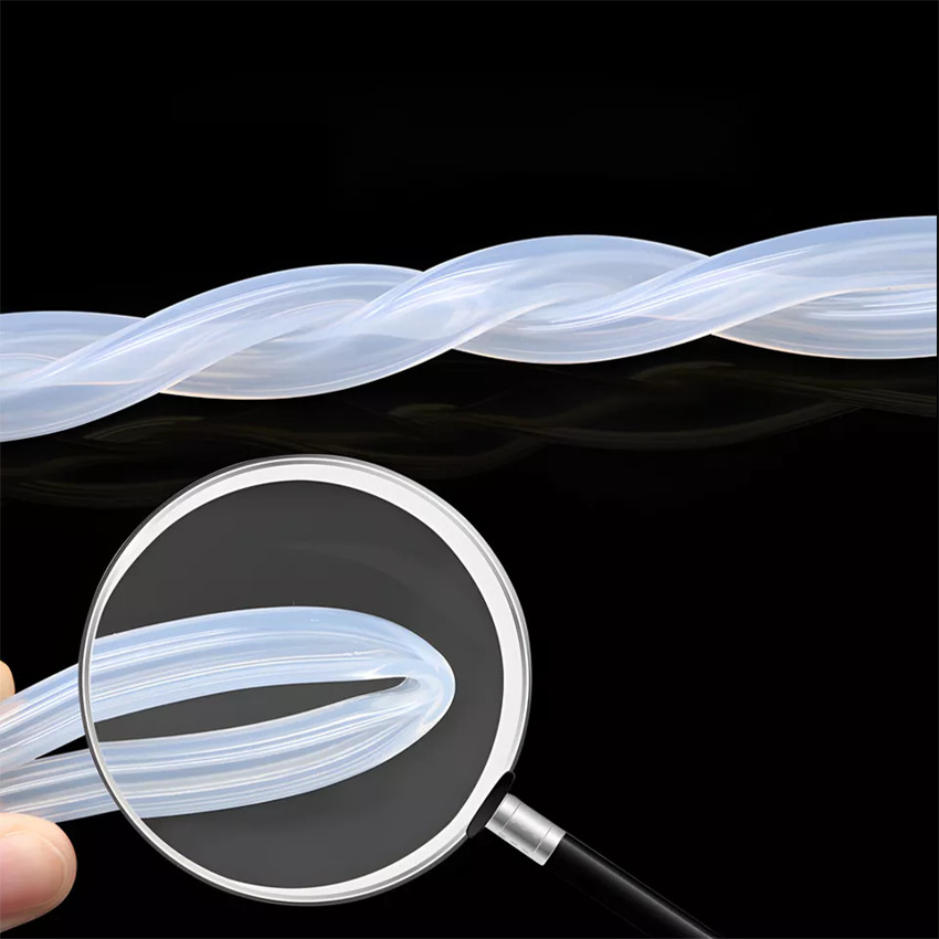 Food Grade Clear Translucent Silicone Tube Vacuum Tube Soft Rubber ID 2mm-38mm