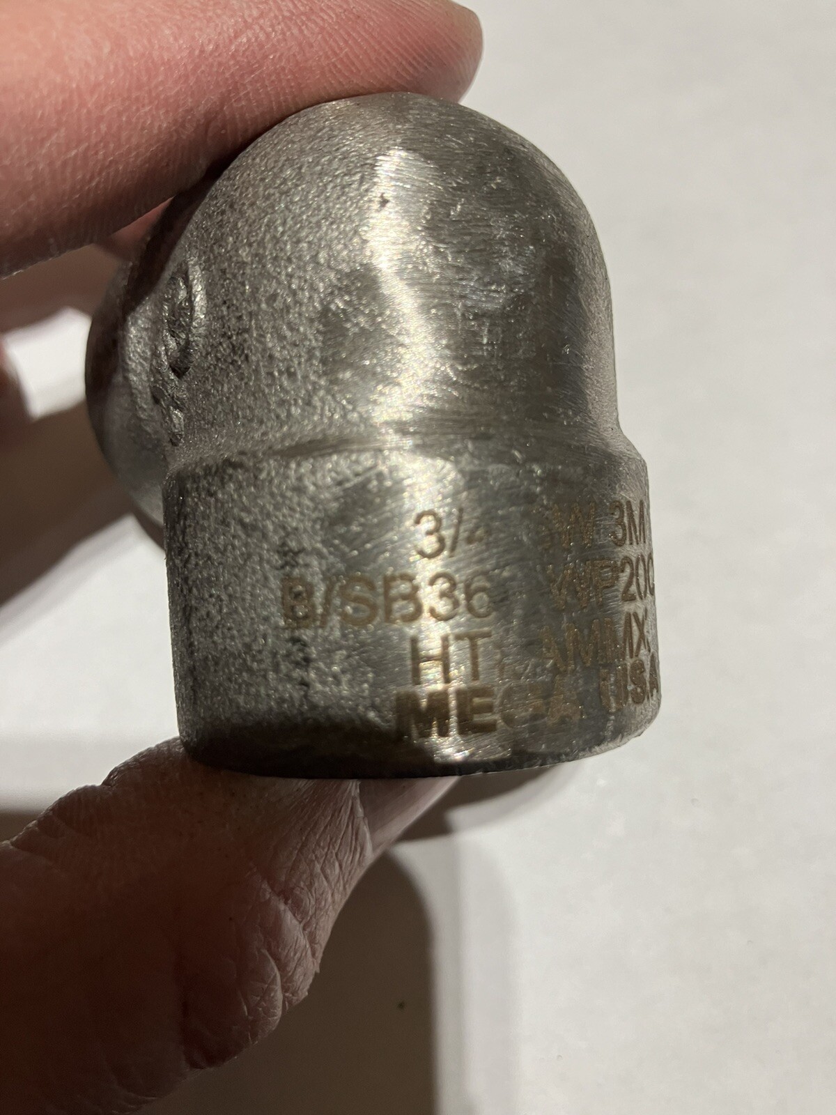 Forged Alloy 20 90 Degree Elbow 3/4″ 3000 Socket Weld S/SB366 N08020 WP20CB-S