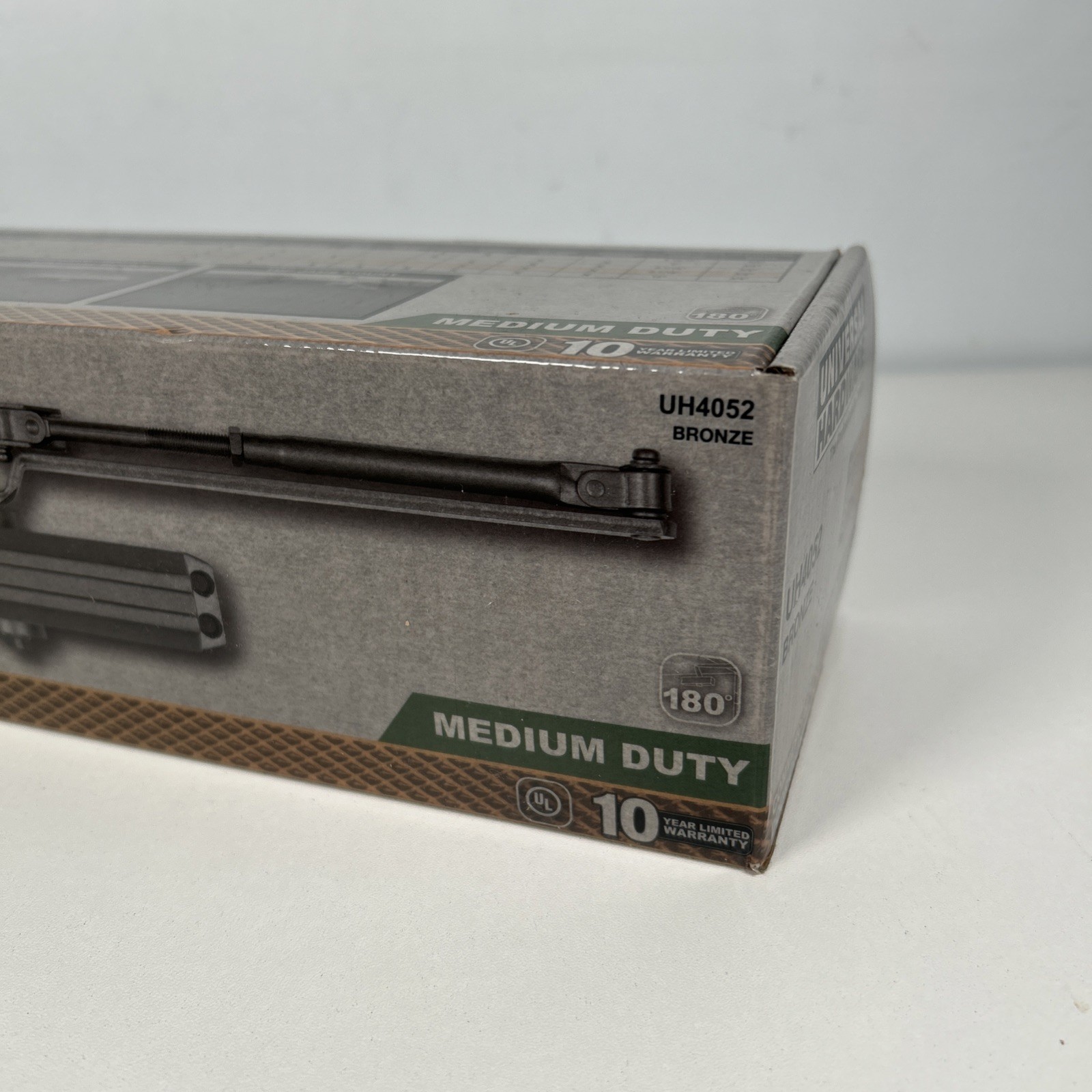 Universal Hardware Medium-Duty Bronze Commercial Door Closer UH4052
