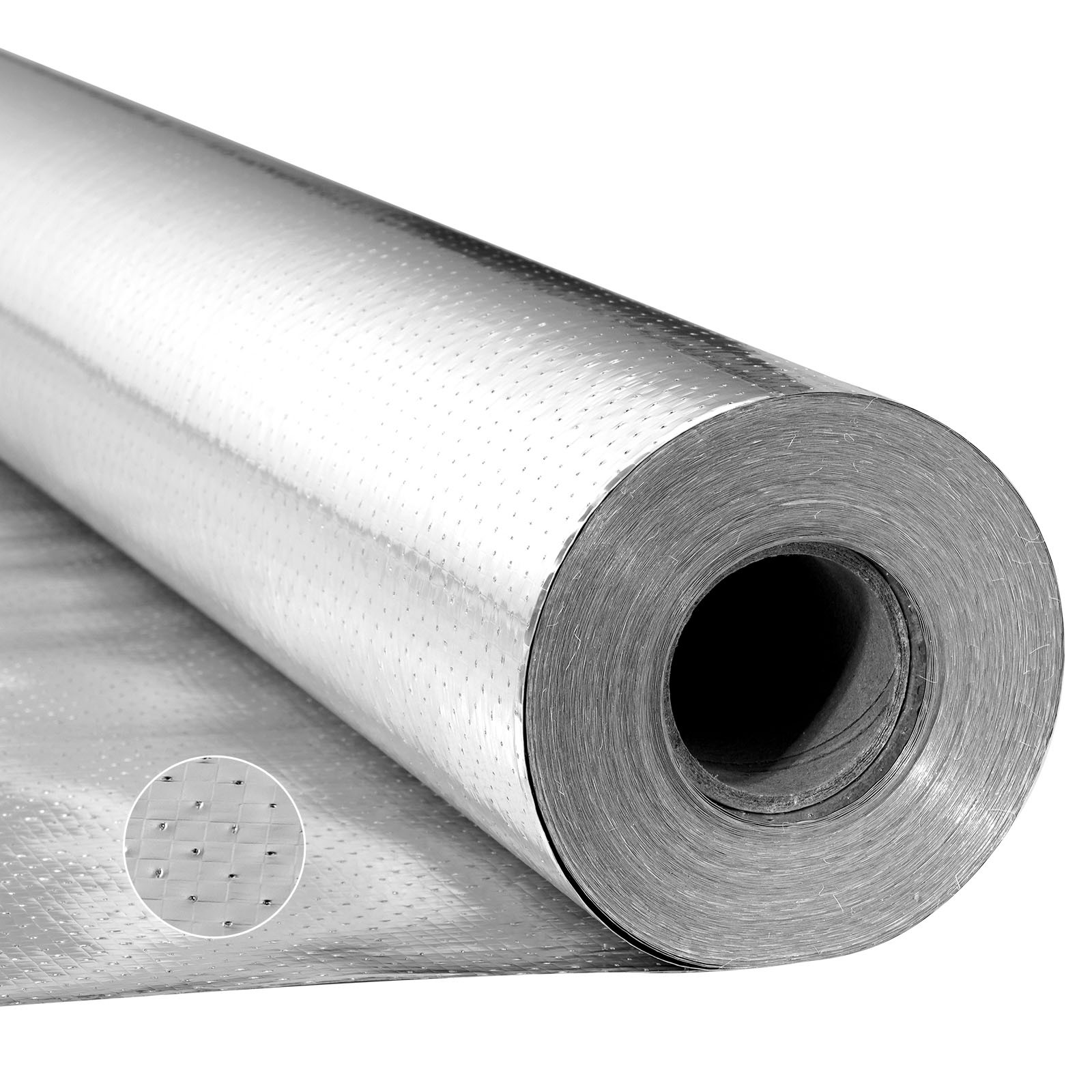 VEVOR Double Reflective Insulation Roll Perforated Radiant Barrier 48in x 250ft
