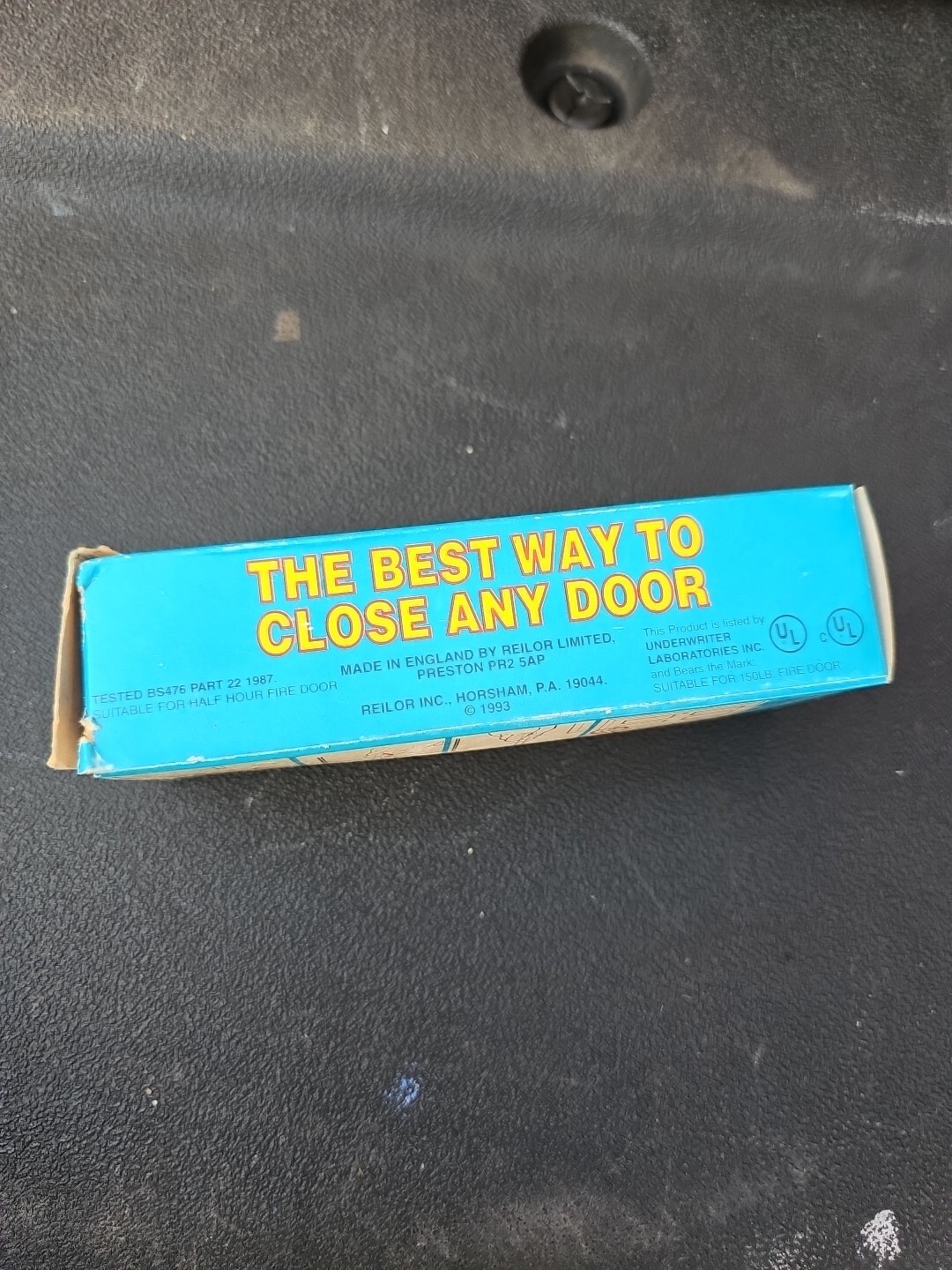 Vintage Gibcloser ~ Automatic Door Closer ~ White NEW IN PACKAGE